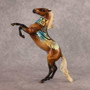 Ra OOAK Pebble Mustang by Enrique Duarte WC26