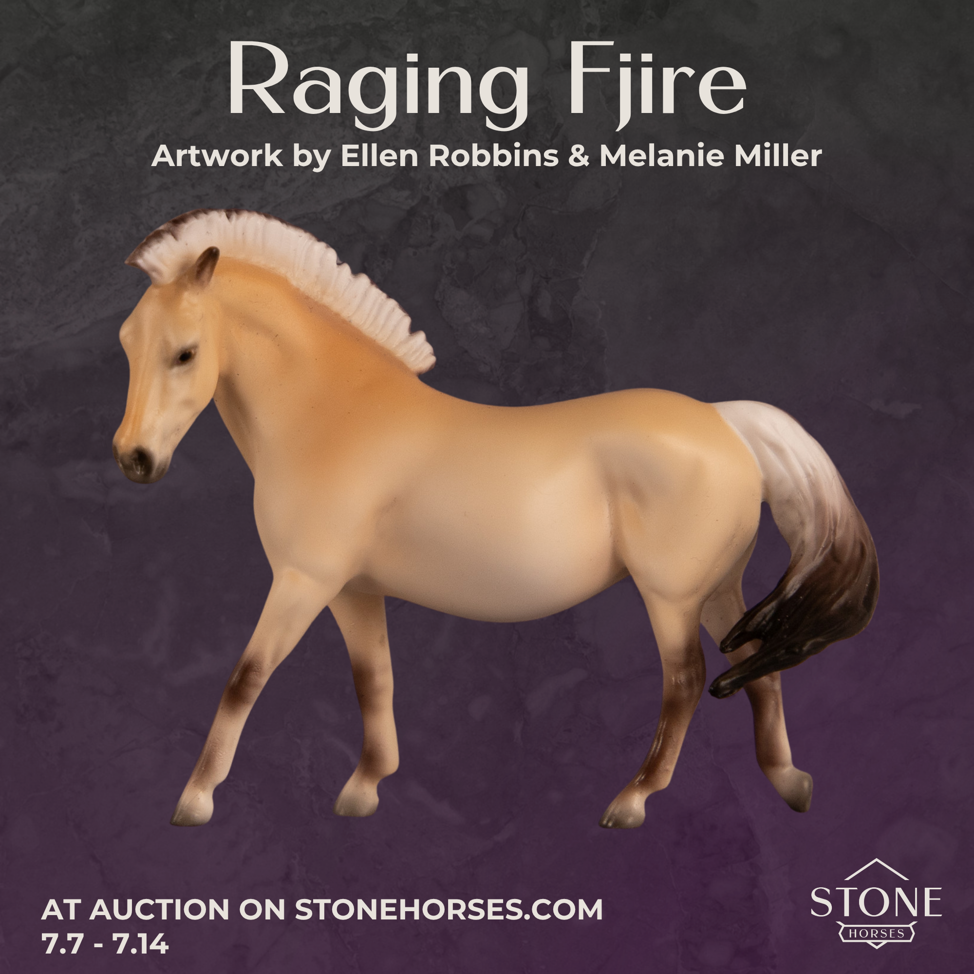 Raging Fjire OOAK EFCM Chip Pony by Ellen Robbins &amp; Melanie Miller EQ26