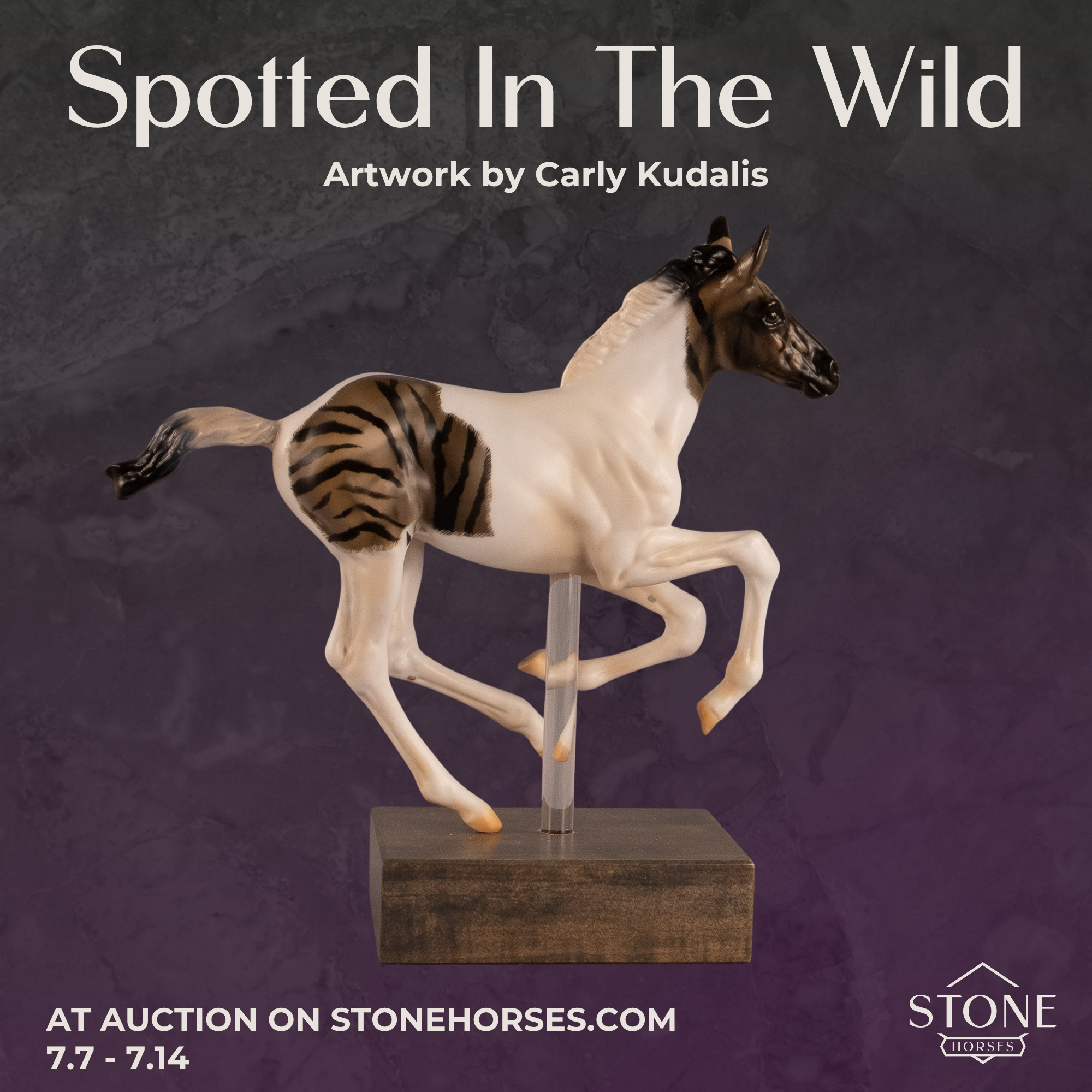 Spotted In The Wild OOAK FCM Pimento by Carly Kudalis EQ26