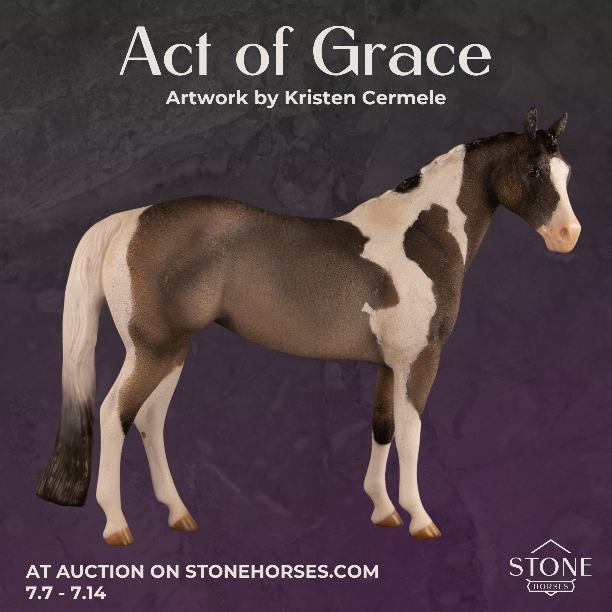 Act of Grace OOAK EFCM Ideal Stock Horse by Kristen Cermele EQ26