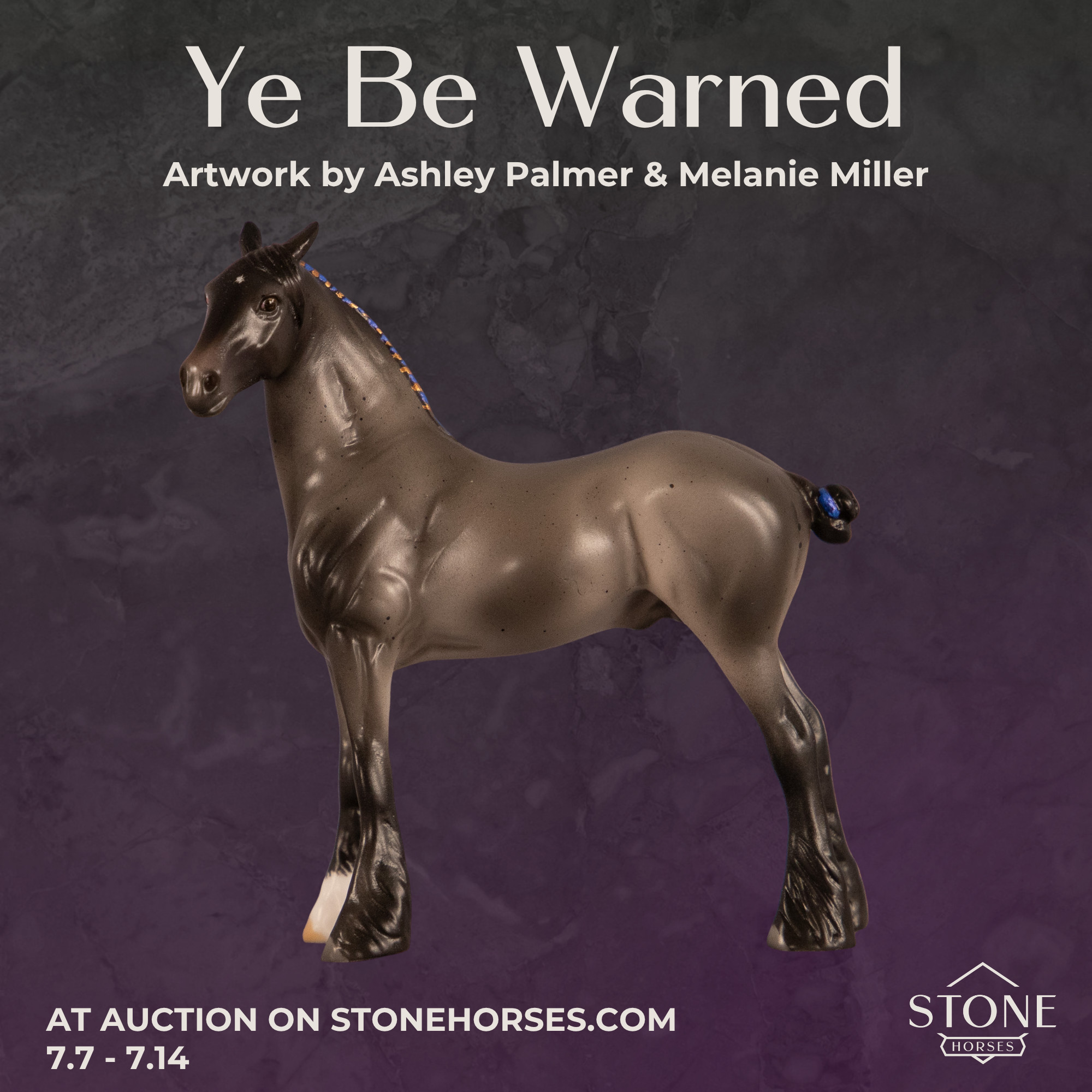 Ye Be Warned OOAK EFCM Chip Standing Drafter by Ashley Palmer &amp; Melanie Miller EQ26