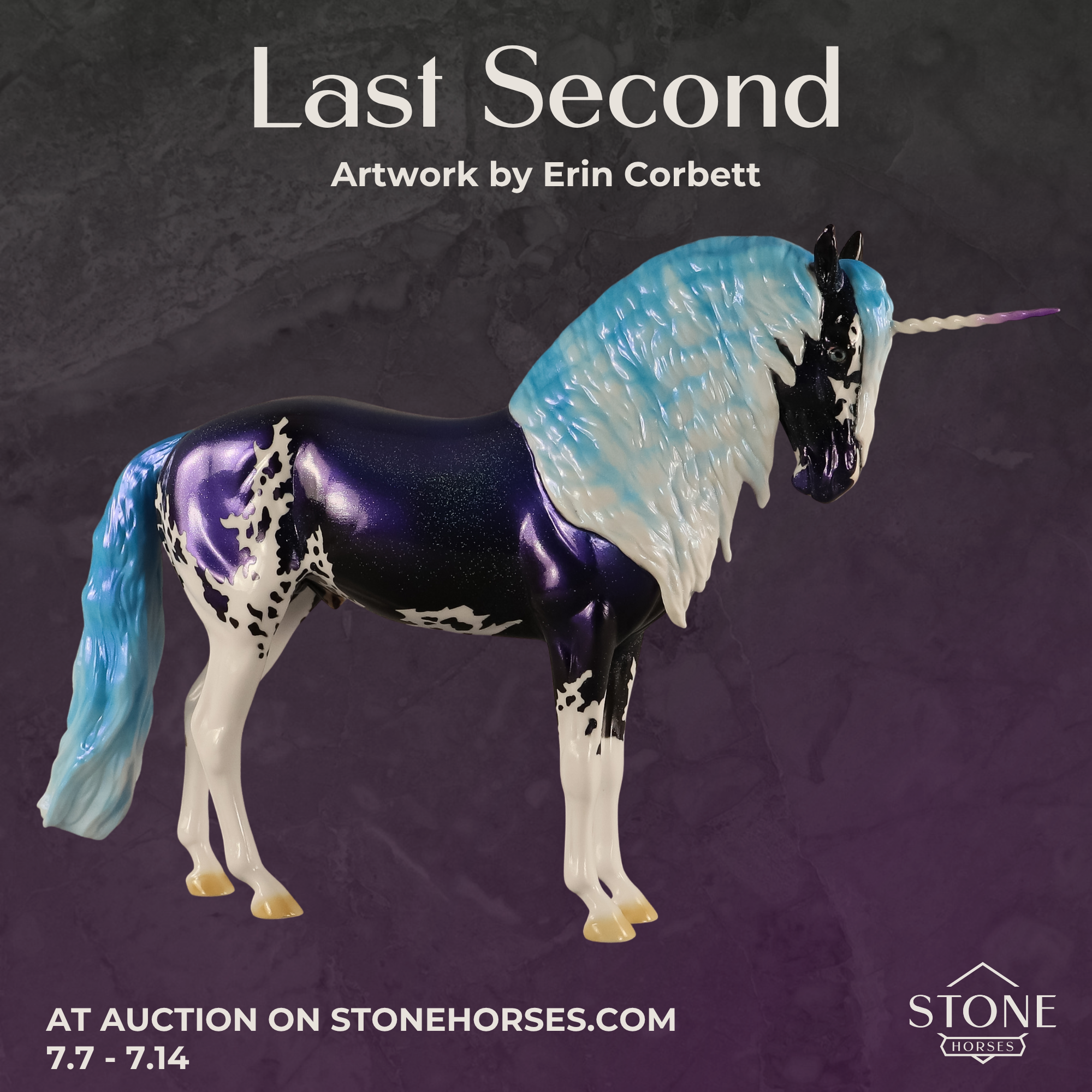Last Second OOAK FCM Andalusian by Erin Corbett &amp; Matt Bennett EQ26