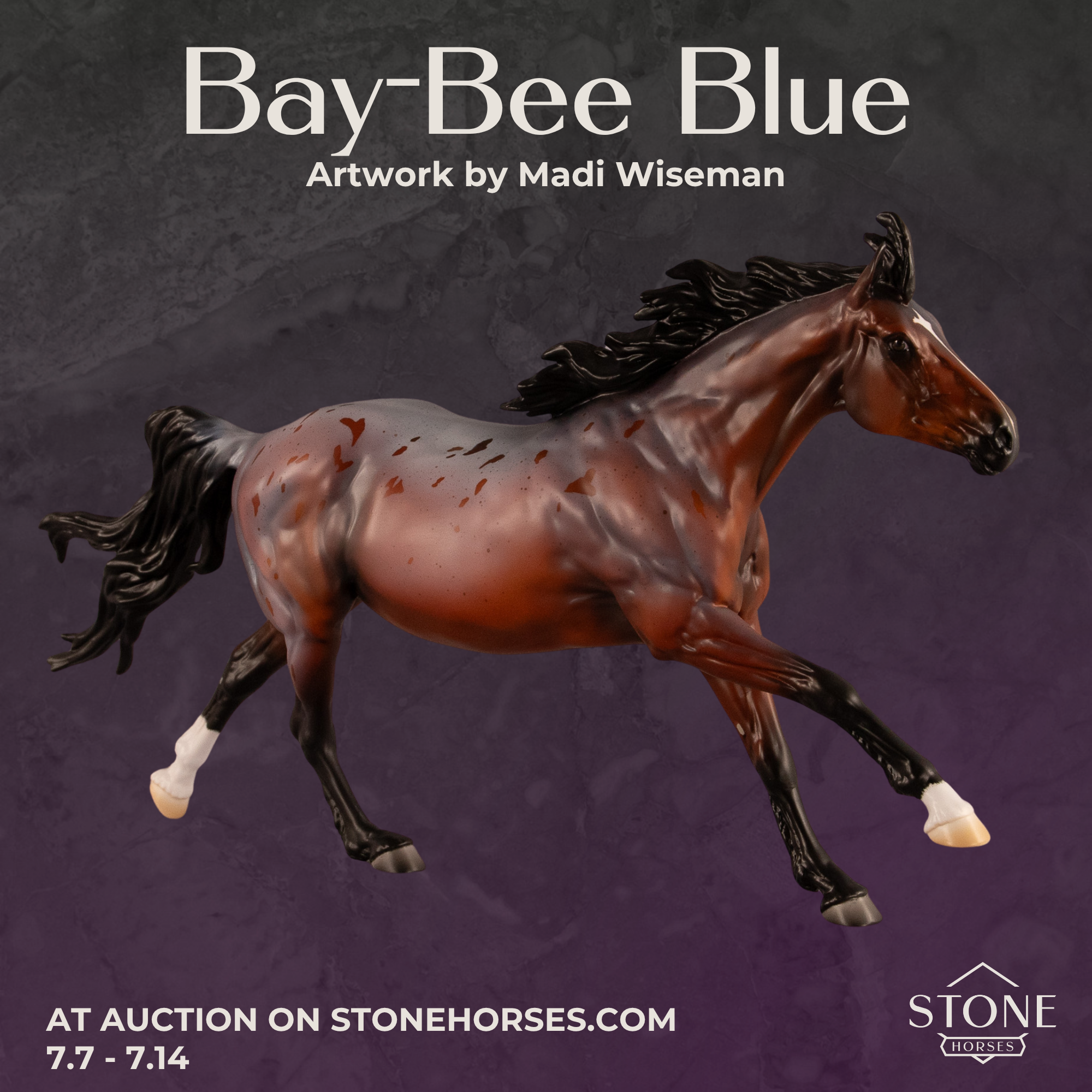 Bay-Bee Blue OOAK FCM Volo by Madi Wiseman EQ26