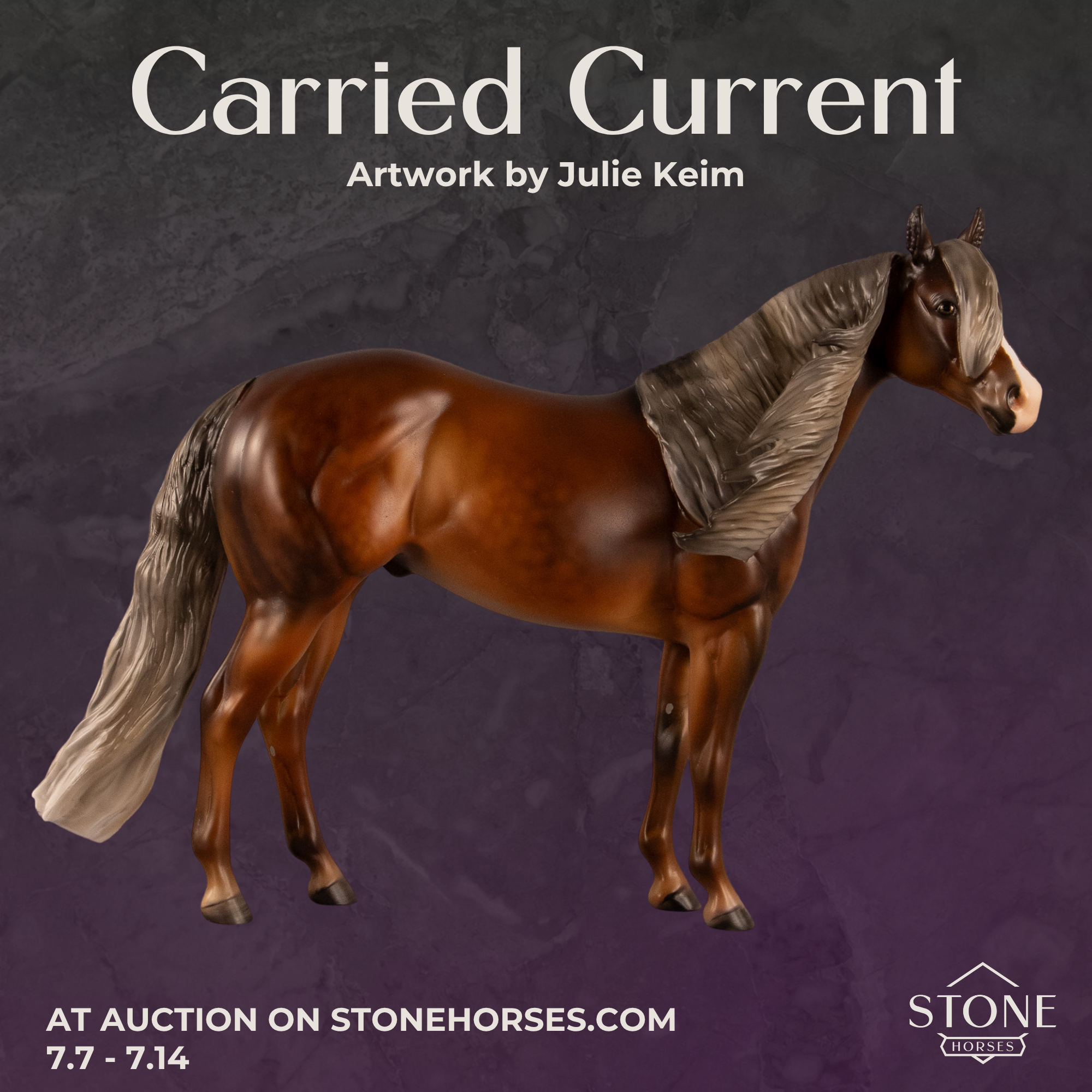 Carried Current OOAK FCM Ideal Stock Horse by Julie Keim EQ26