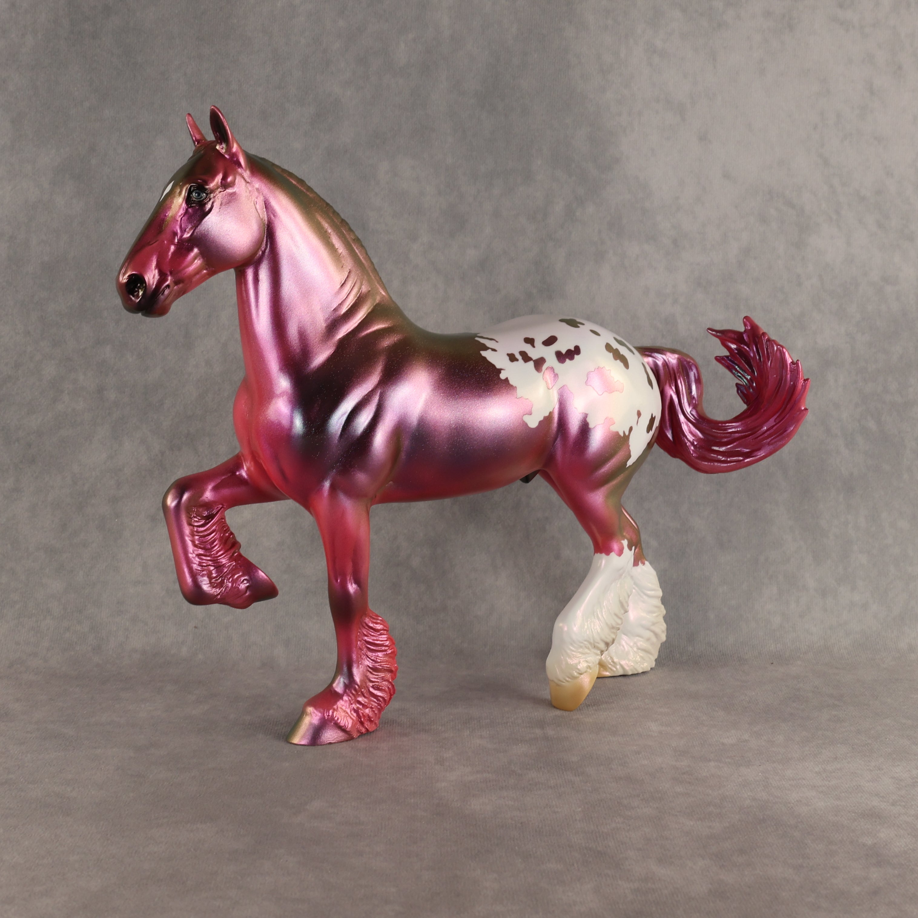 Recalibrate OOAK FCM Trotting Drafter by Erin Corbett EBSD26