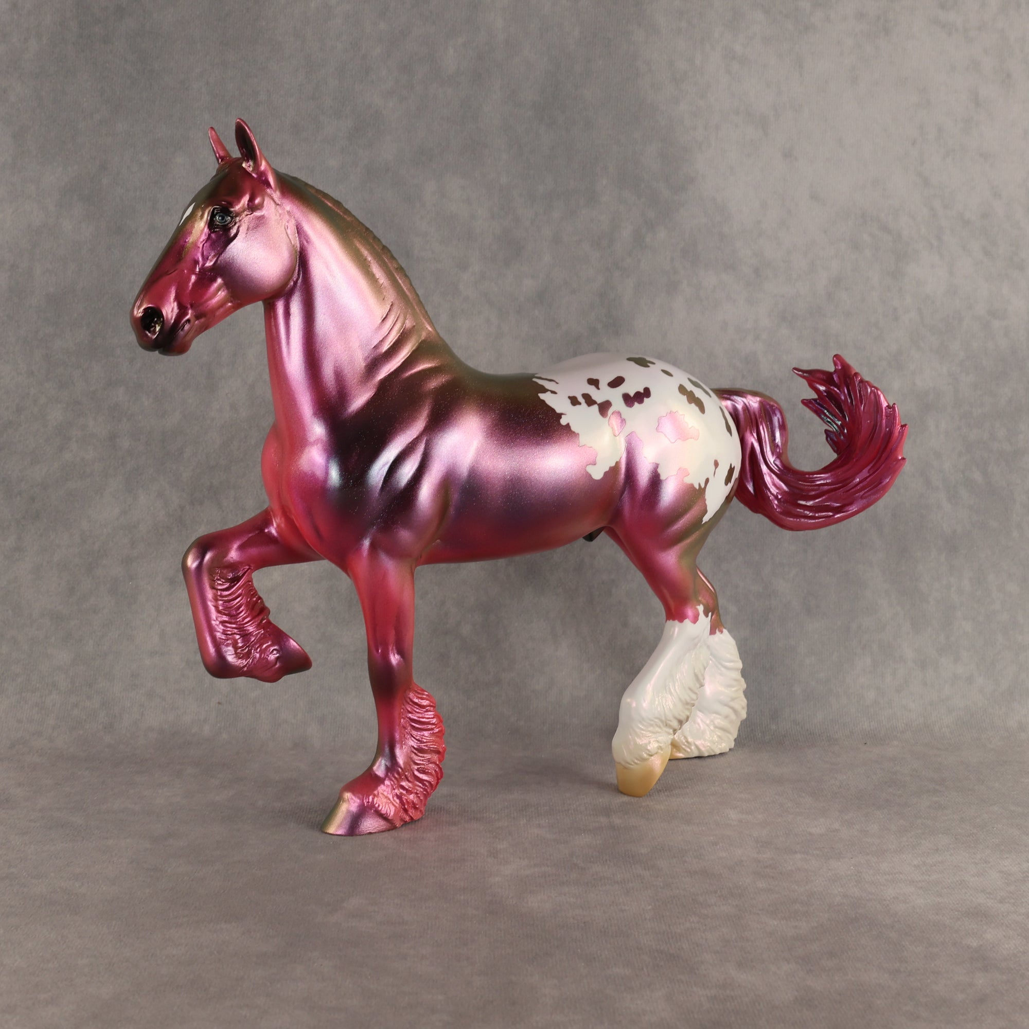 Recalibrate OOAK FCM Trotting Drafter by Erin Corbett EBSD26