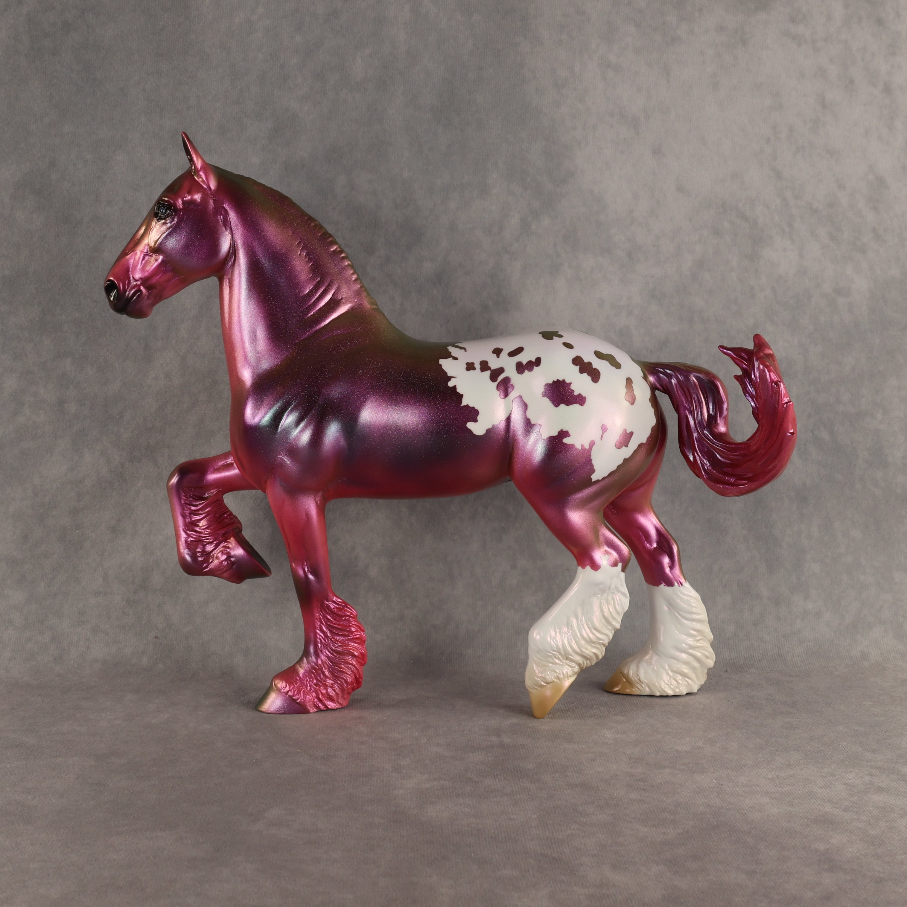 Recalibrate OOAK FCM Trotting Drafter by Erin Corbett EBSD26