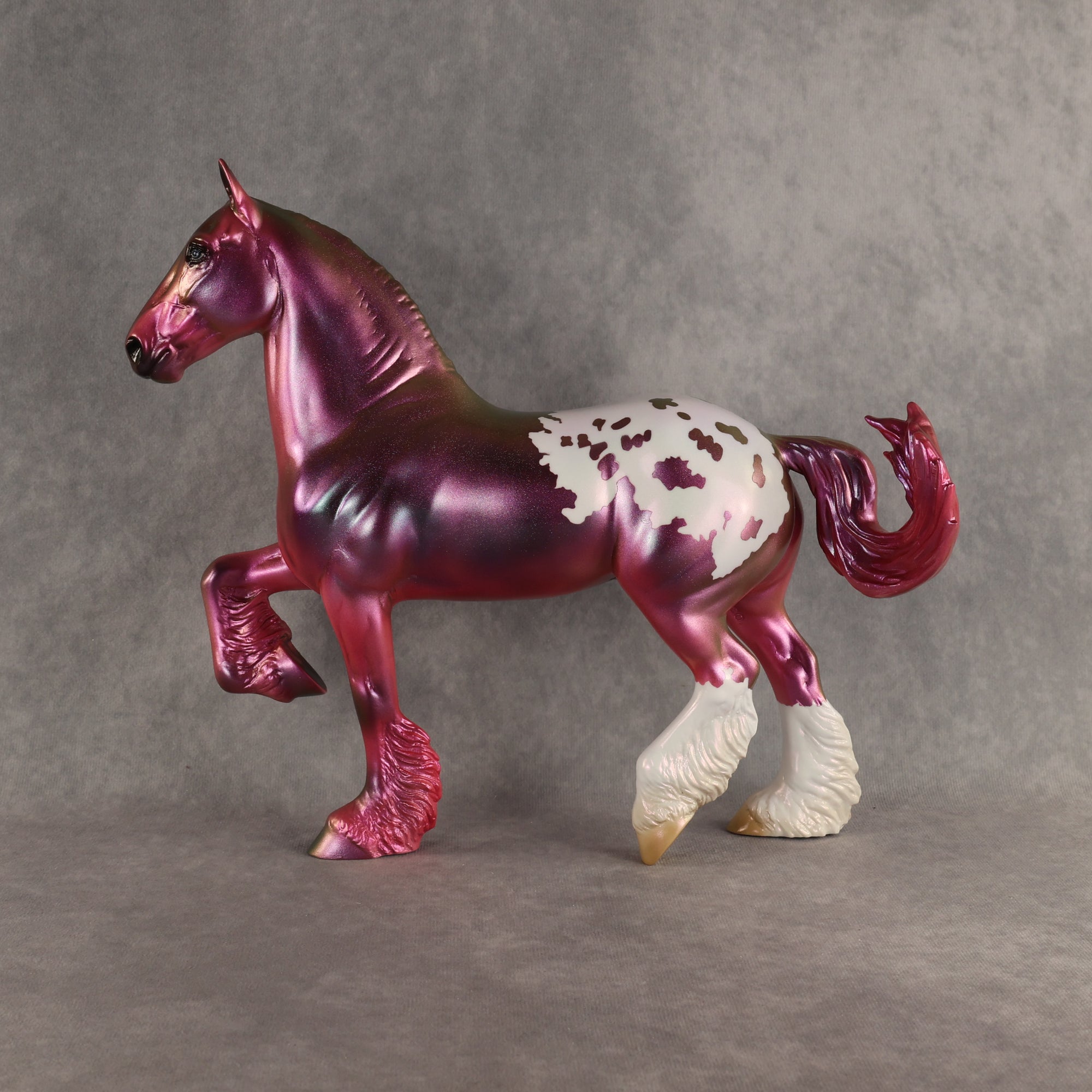 Recalibrate OOAK FCM Trotting Drafter by Erin Corbett EBSD26