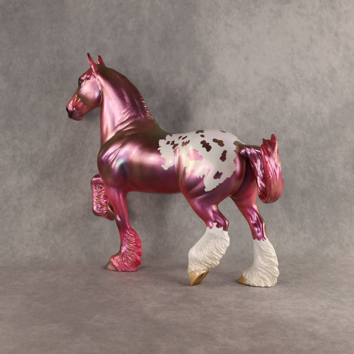 Recalibrate OOAK FCM Trotting Drafter by Erin Corbett EBSD26