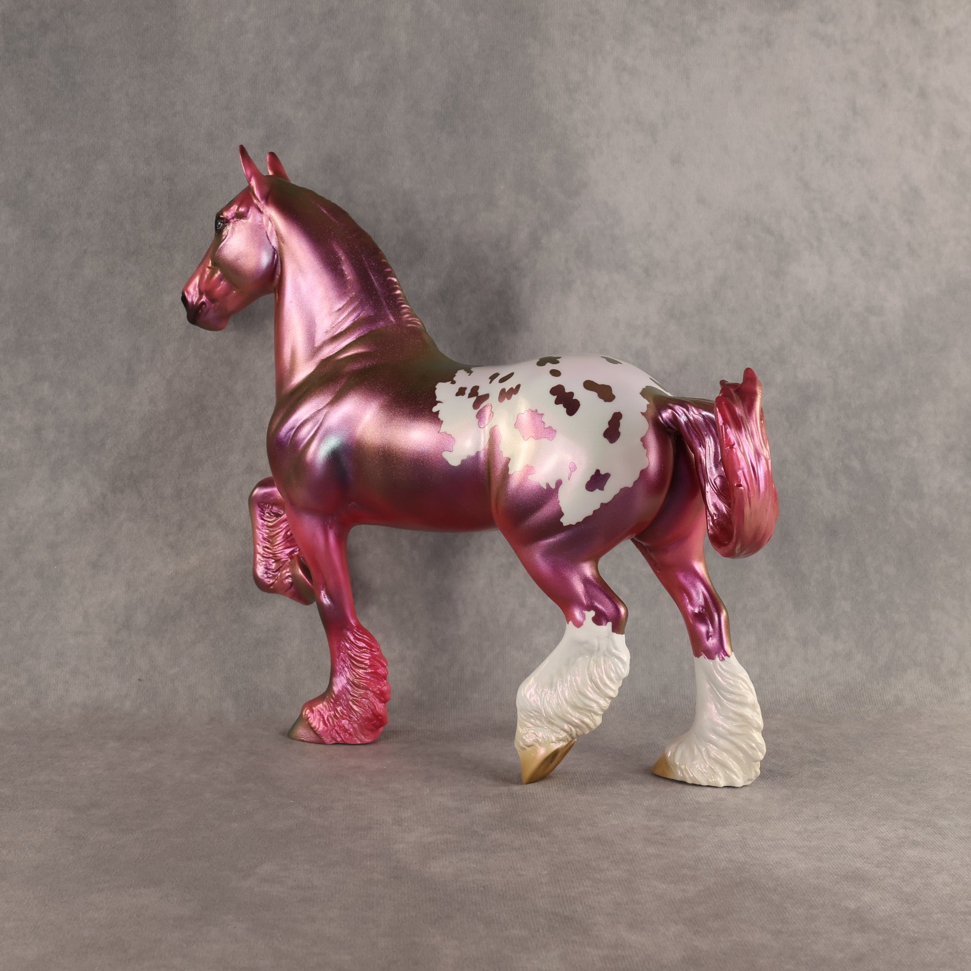 Recalibrate OOAK FCM Trotting Drafter by Erin Corbett EBSD26