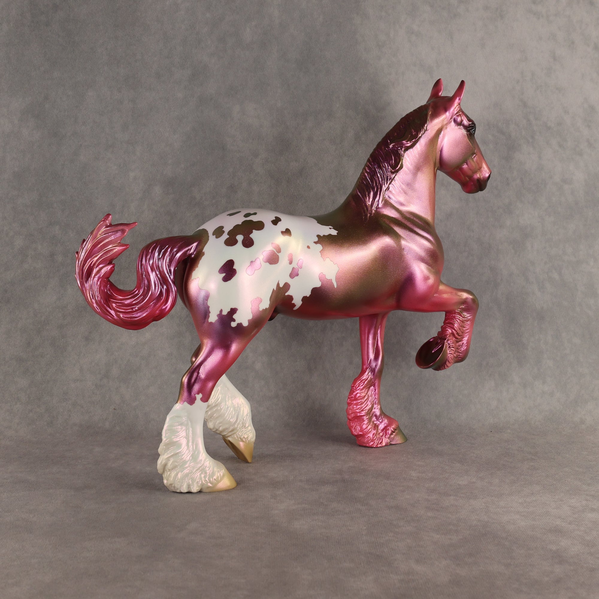 Recalibrate OOAK FCM Trotting Drafter by Erin Corbett EBSD26