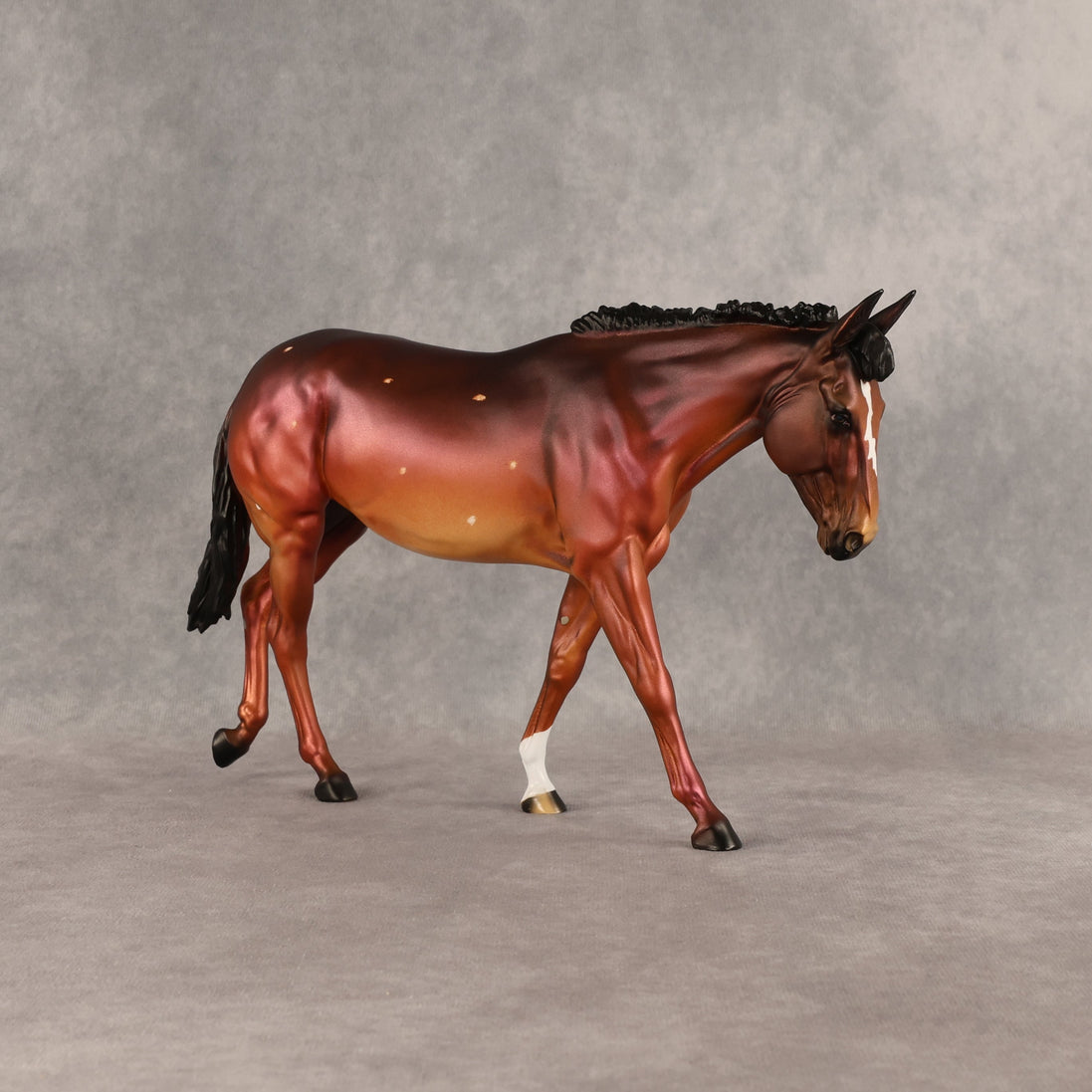 Red Town OOAK FCM Large Mule by Alex Fortman EQ26