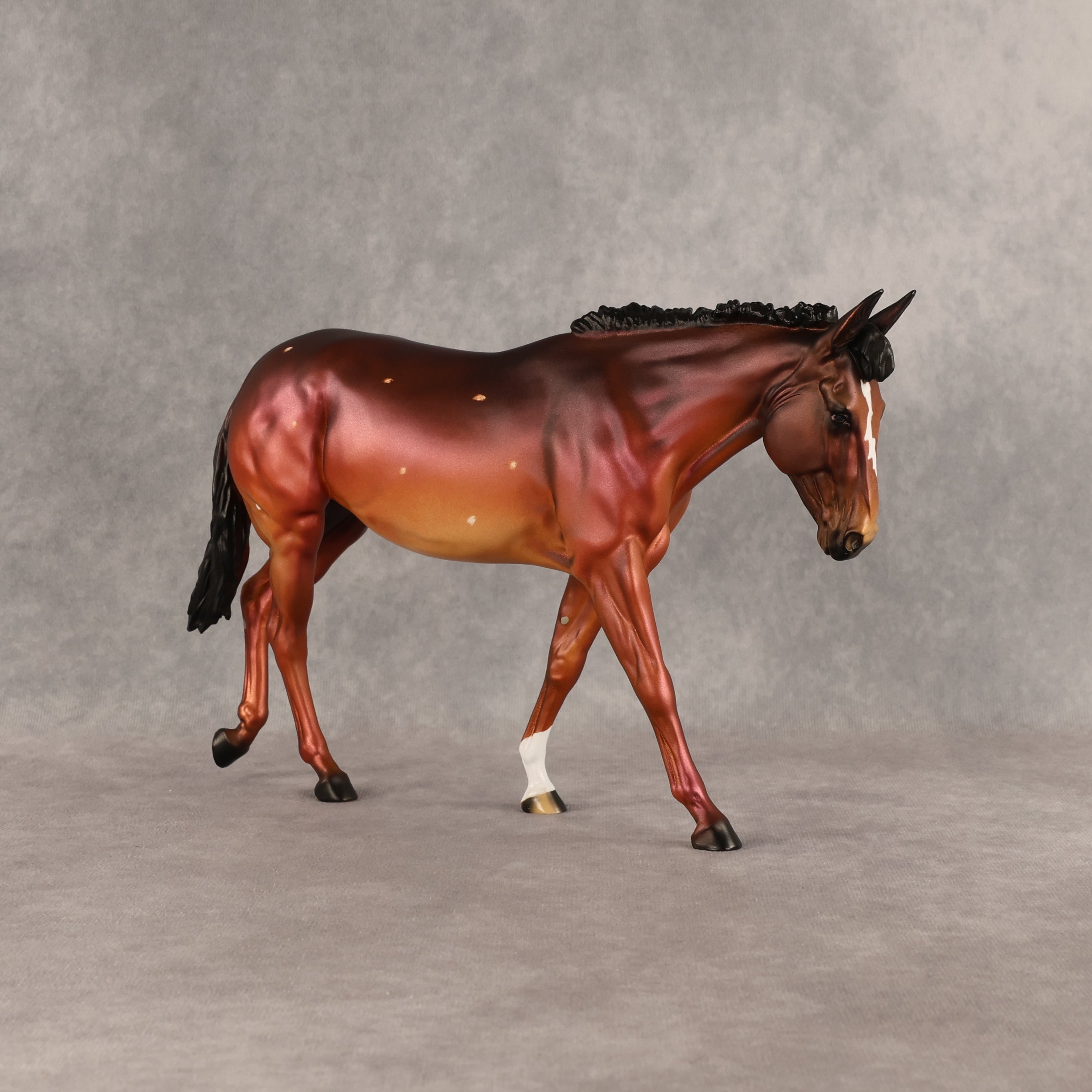 Red Town OOAK FCM Large Mule by Alex Fortman EQ26