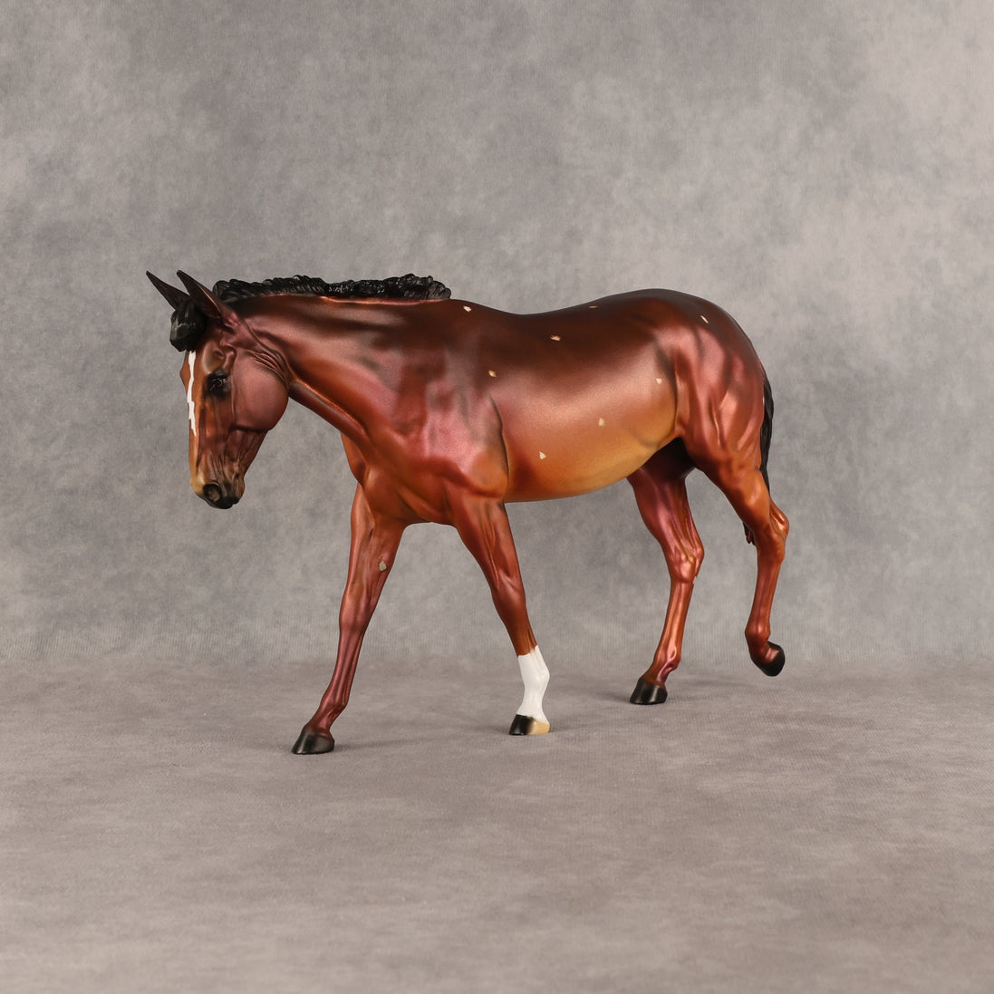 Red Town OOAK FCM Large Mule by Alex Fortman EQ26