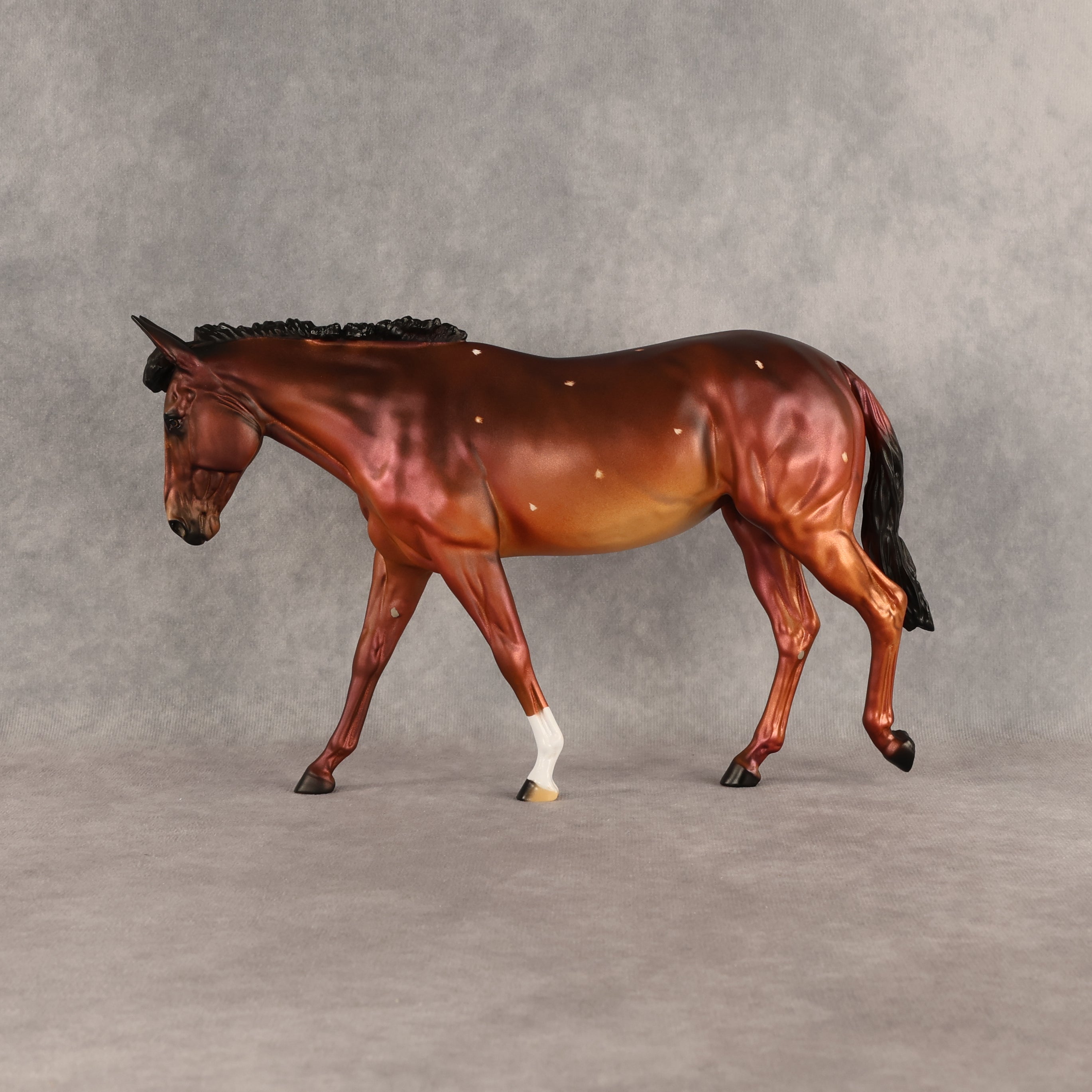 Red Town OOAK FCM Large Mule by Alex Fortman EQ26