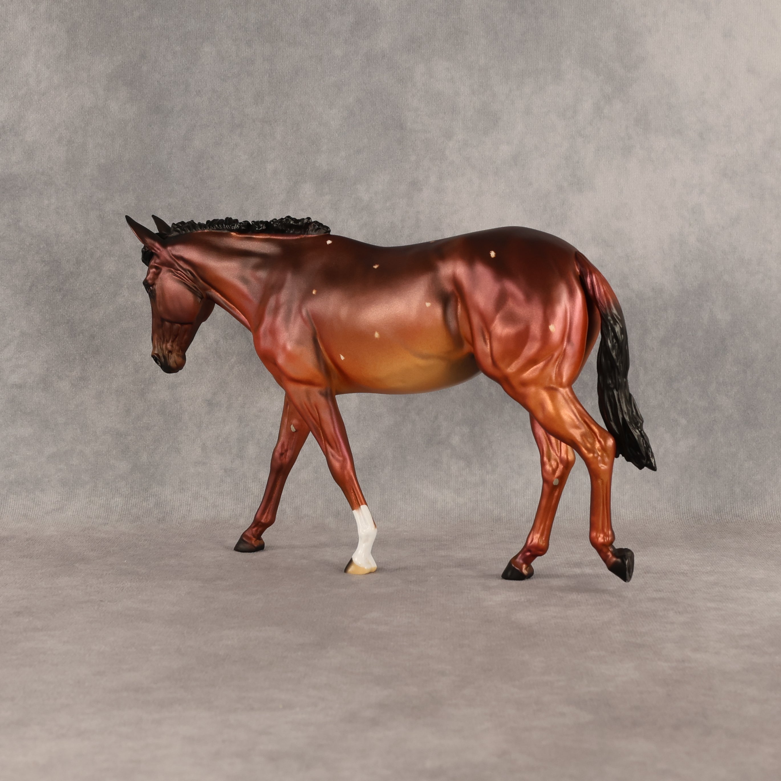 Red Town OOAK FCM Large Mule by Alex Fortman EQ26