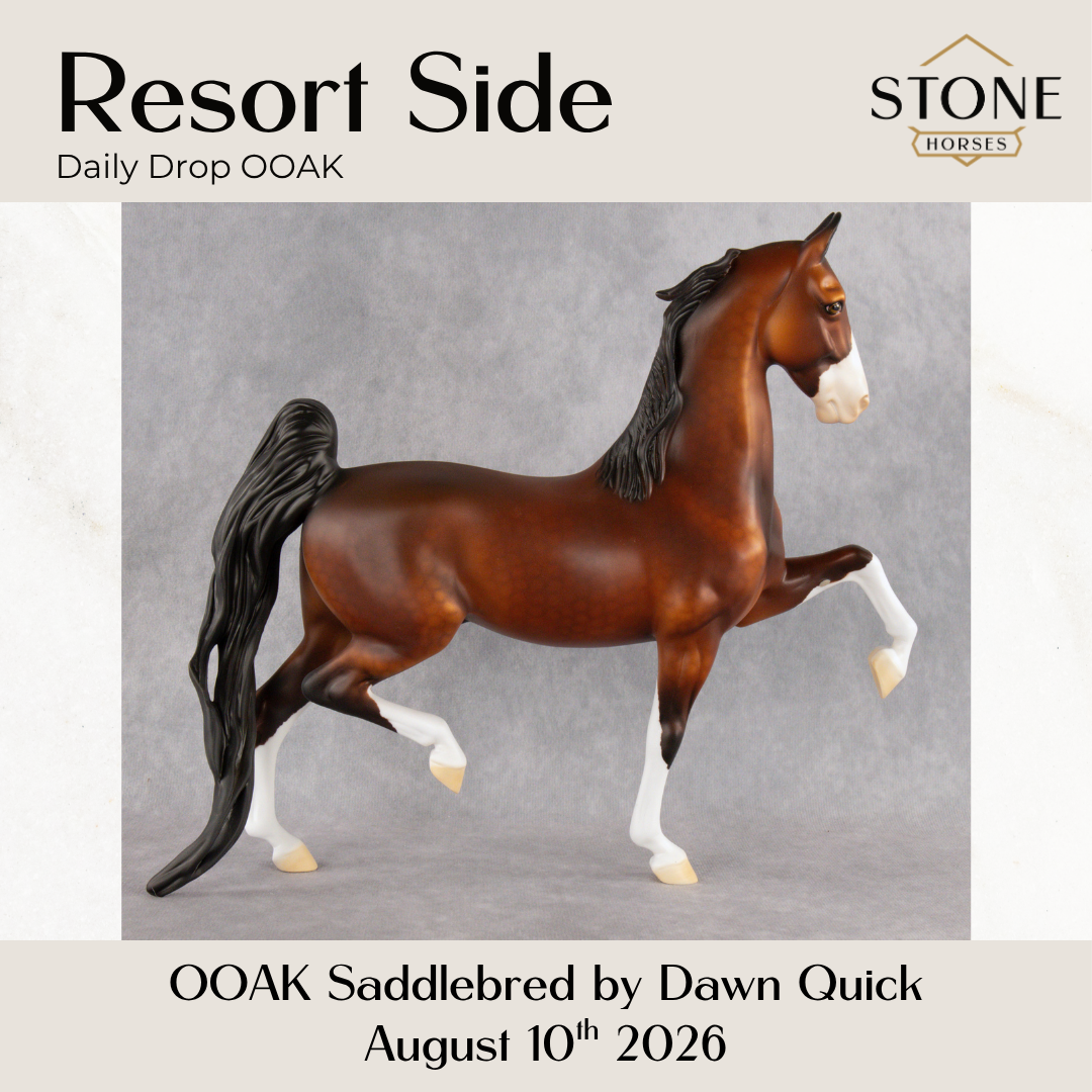 Resort Side OOAK Saddlebred by Dawn Quick DDOOAKs26