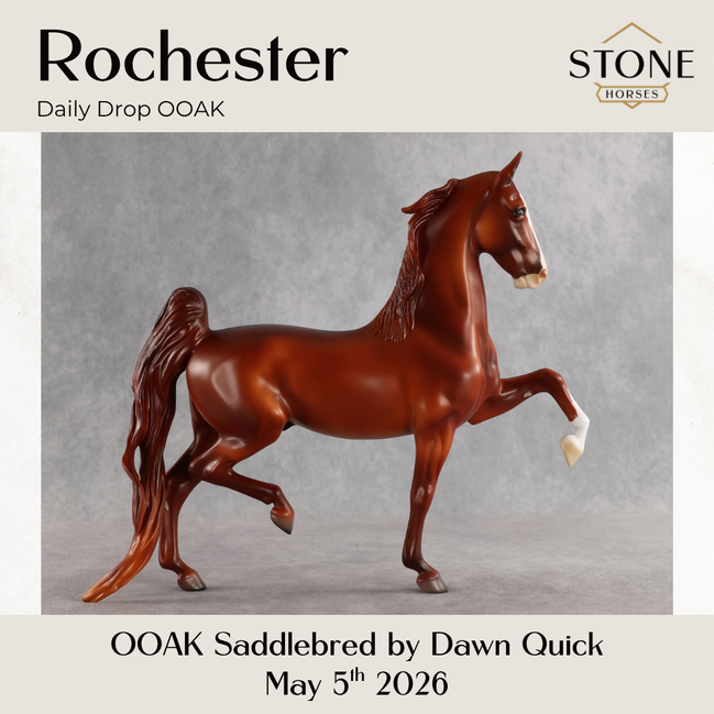 Rochester OOAK Saddlebred by Dawn Quick DDOOAKs26