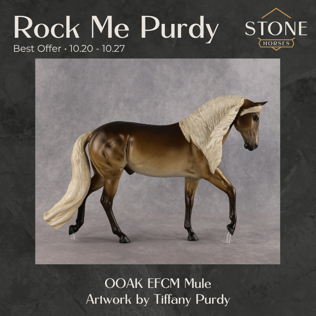 Rock Me Purdy OOAK EFCM Large Mule by Tiffany Purdy Best Offer 10.20.2026