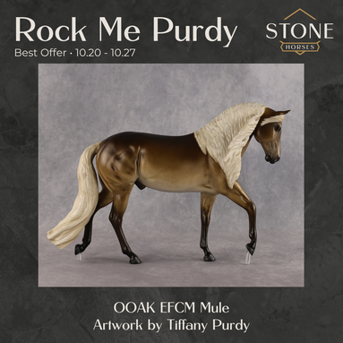 Rock Me Purdy OOAK EFCM Large Mule by Tiffany Purdy Best Offer 10.20.2026