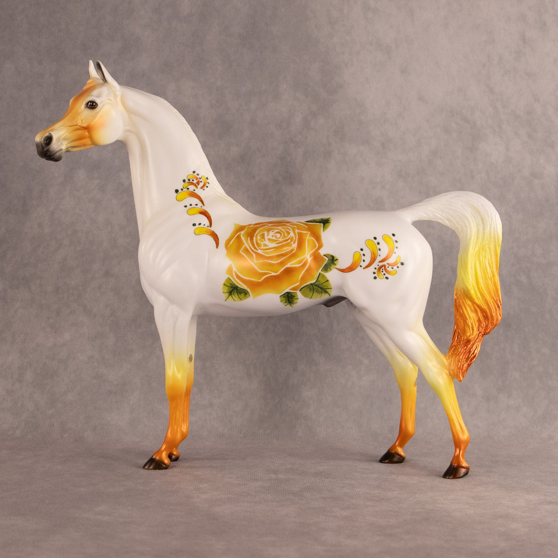 Rose Fire Flock OOAK Arabian Stallion by Dawn Quick EQ26