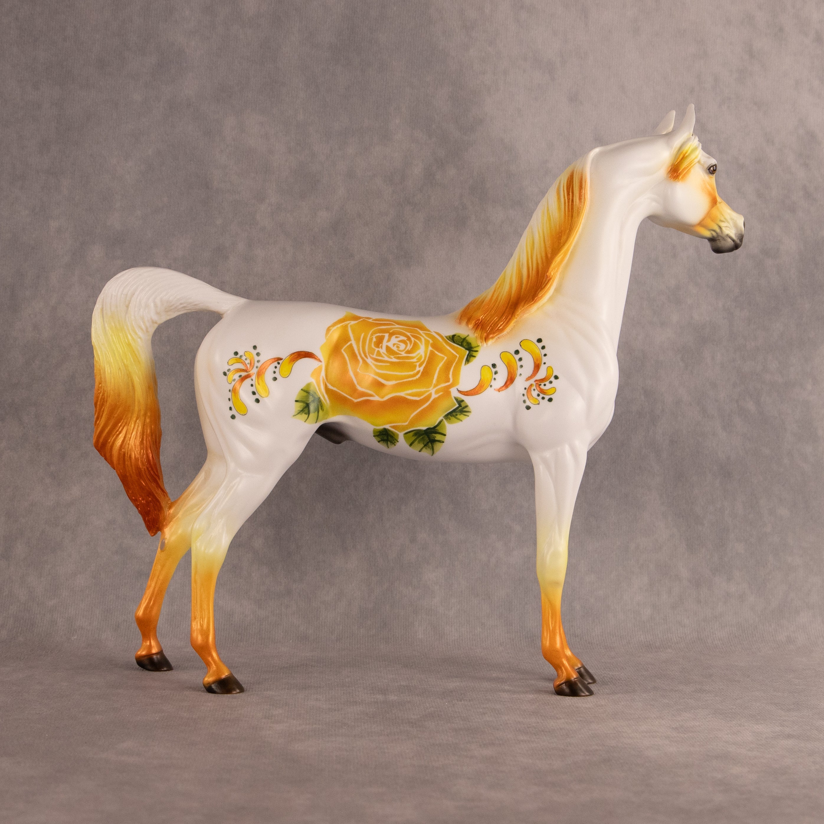 Rose Fire Flock OOAK Arabian Stallion by Dawn Quick EQ26