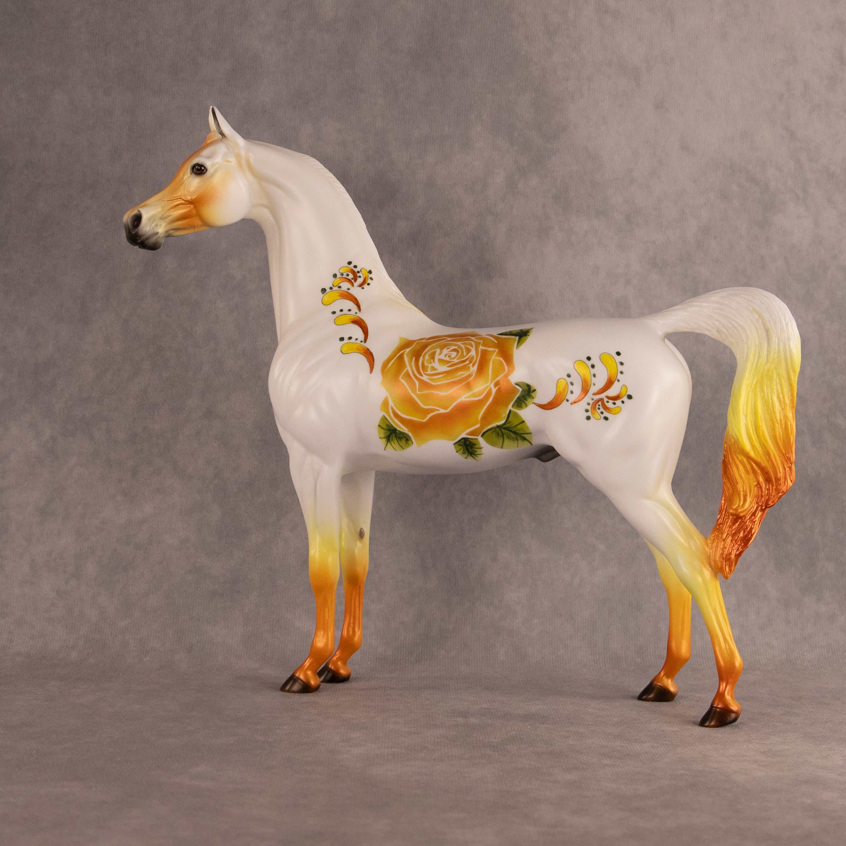 Rose Fire Flock OOAK Arabian Stallion by Dawn Quick EQ26