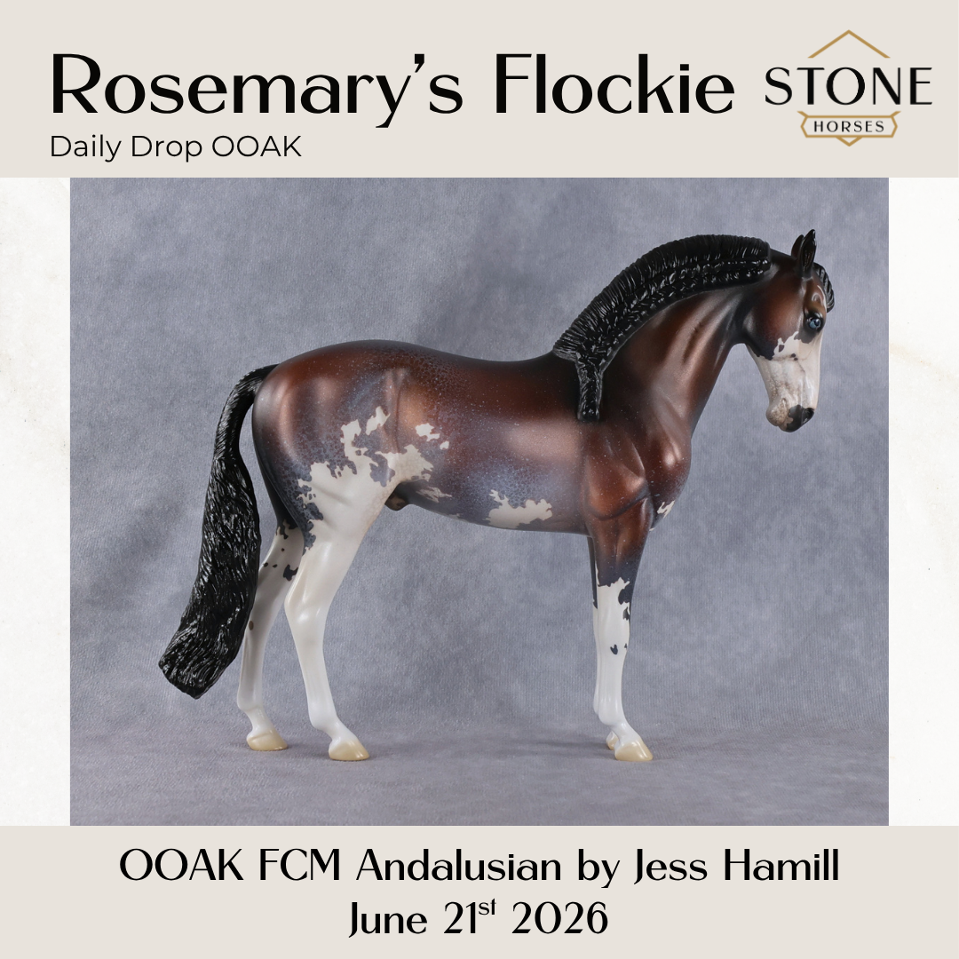 Rosemary's Flockie OOAK FCM Andalusian by Jess Hamill DDOOAKs26
