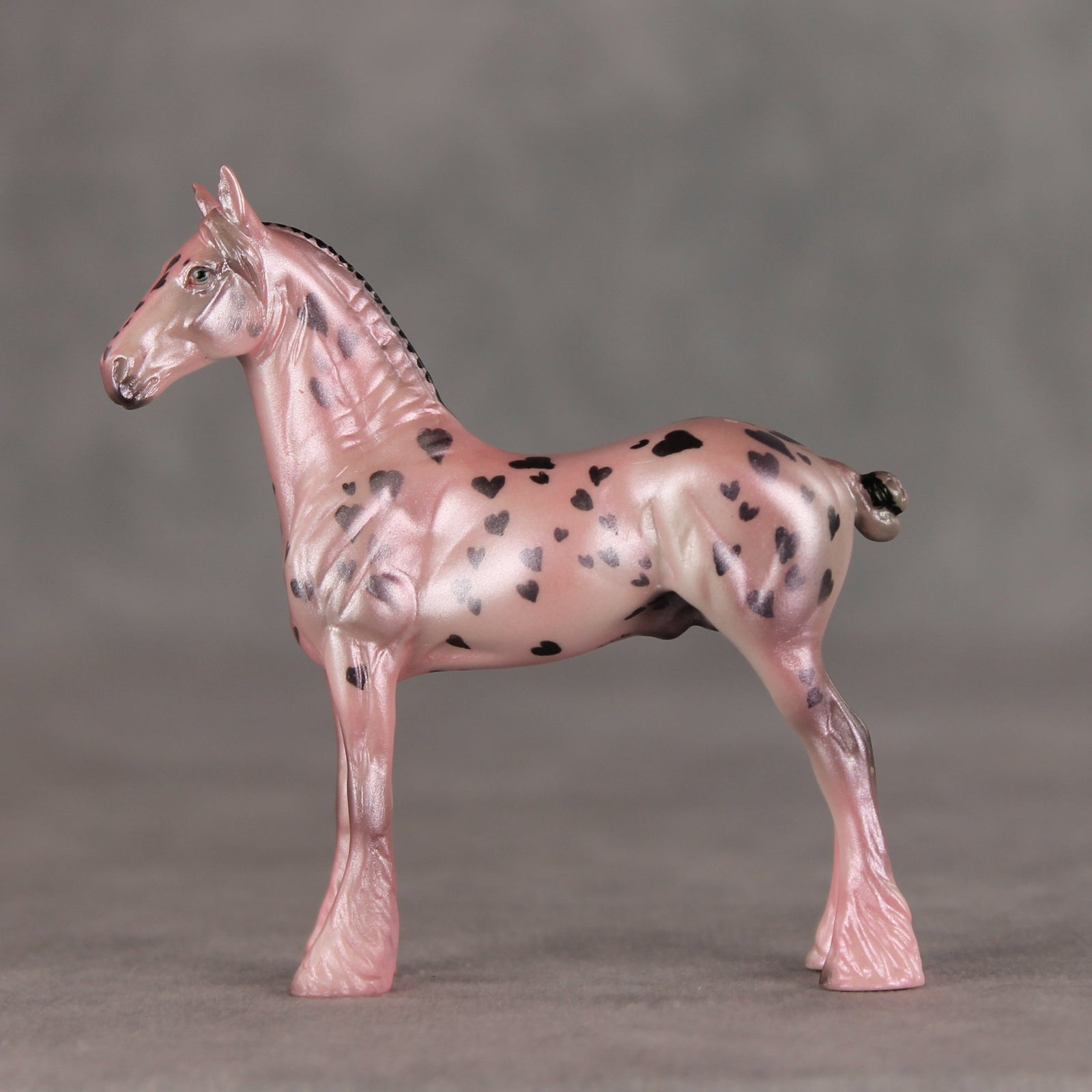 Rosy Tint OOAK Chip Standing Drafter by Julie Keim VV26