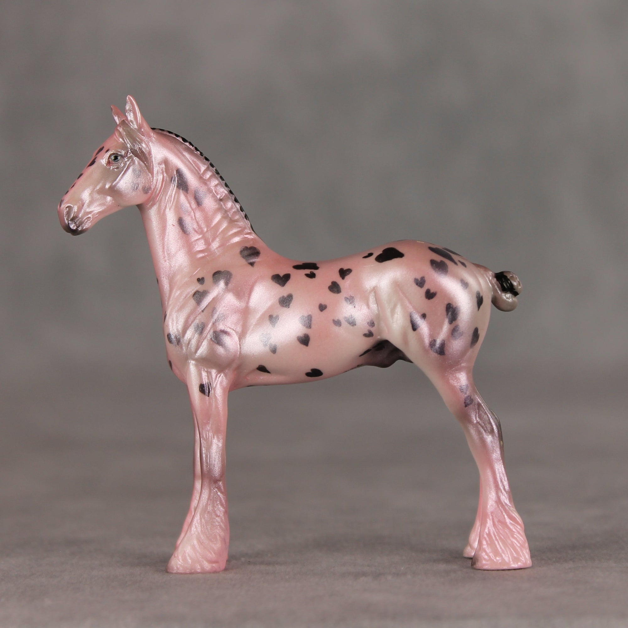 Rosy Tint OOAK Chip Standing Drafter by Julie Keim VV26