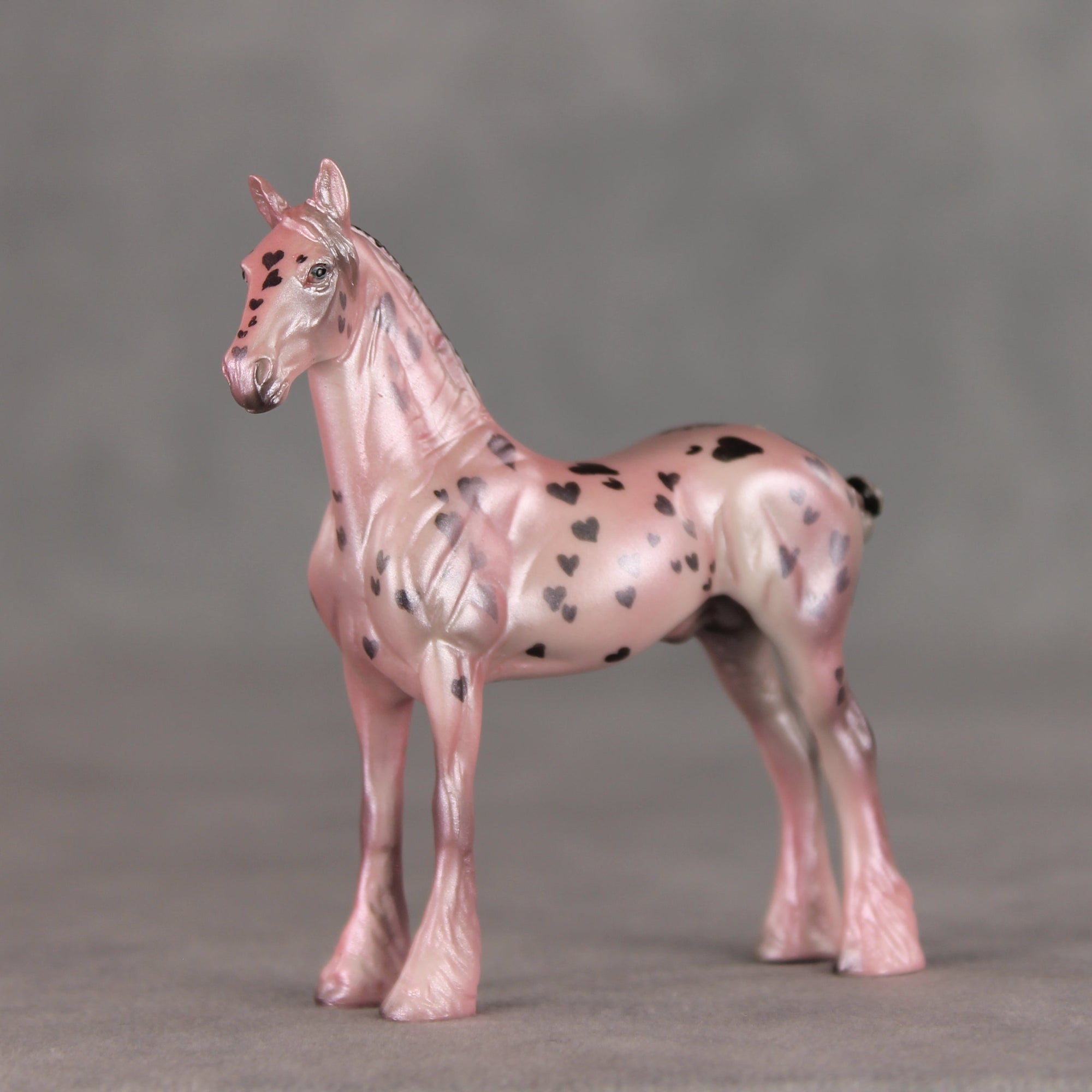 Rosy Tint OOAK Chip Standing Drafter by Julie Keim VV26
