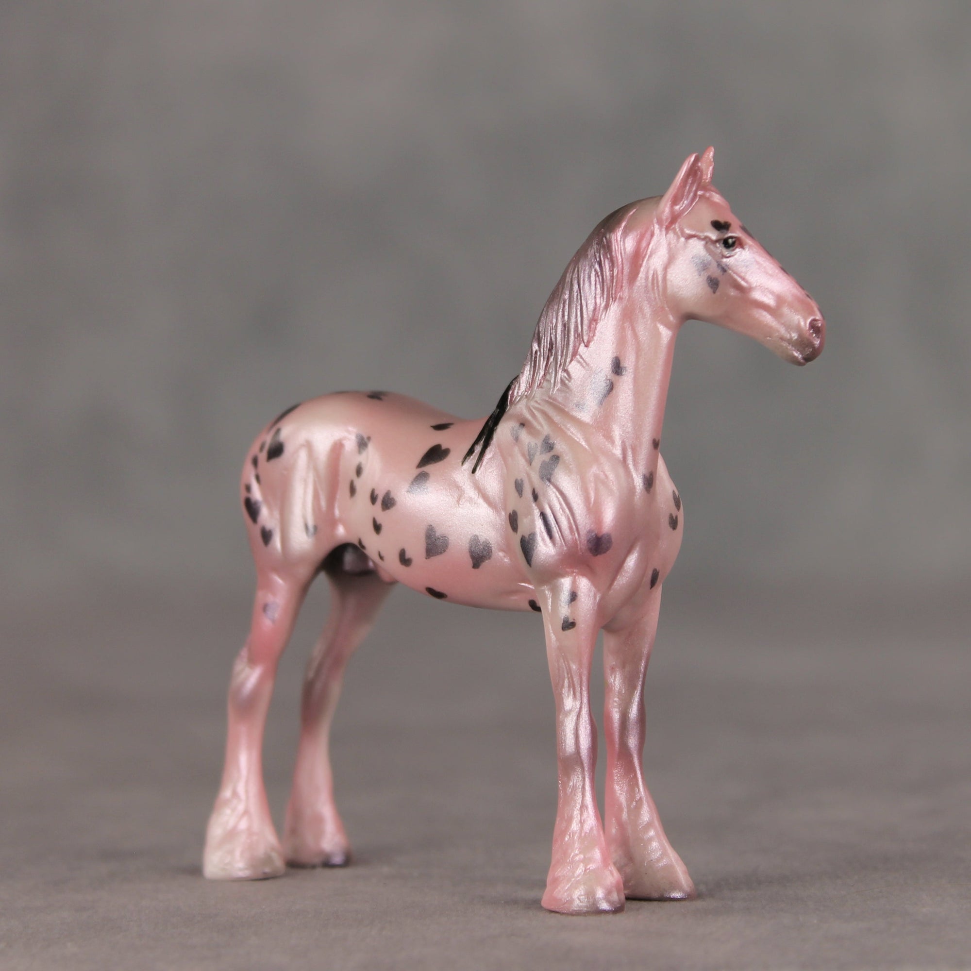 Rosy Tint OOAK Chip Standing Drafter by Julie Keim VV26