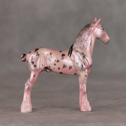 Rosy Tint OOAK Chip Standing Drafter by Julie Keim VV26