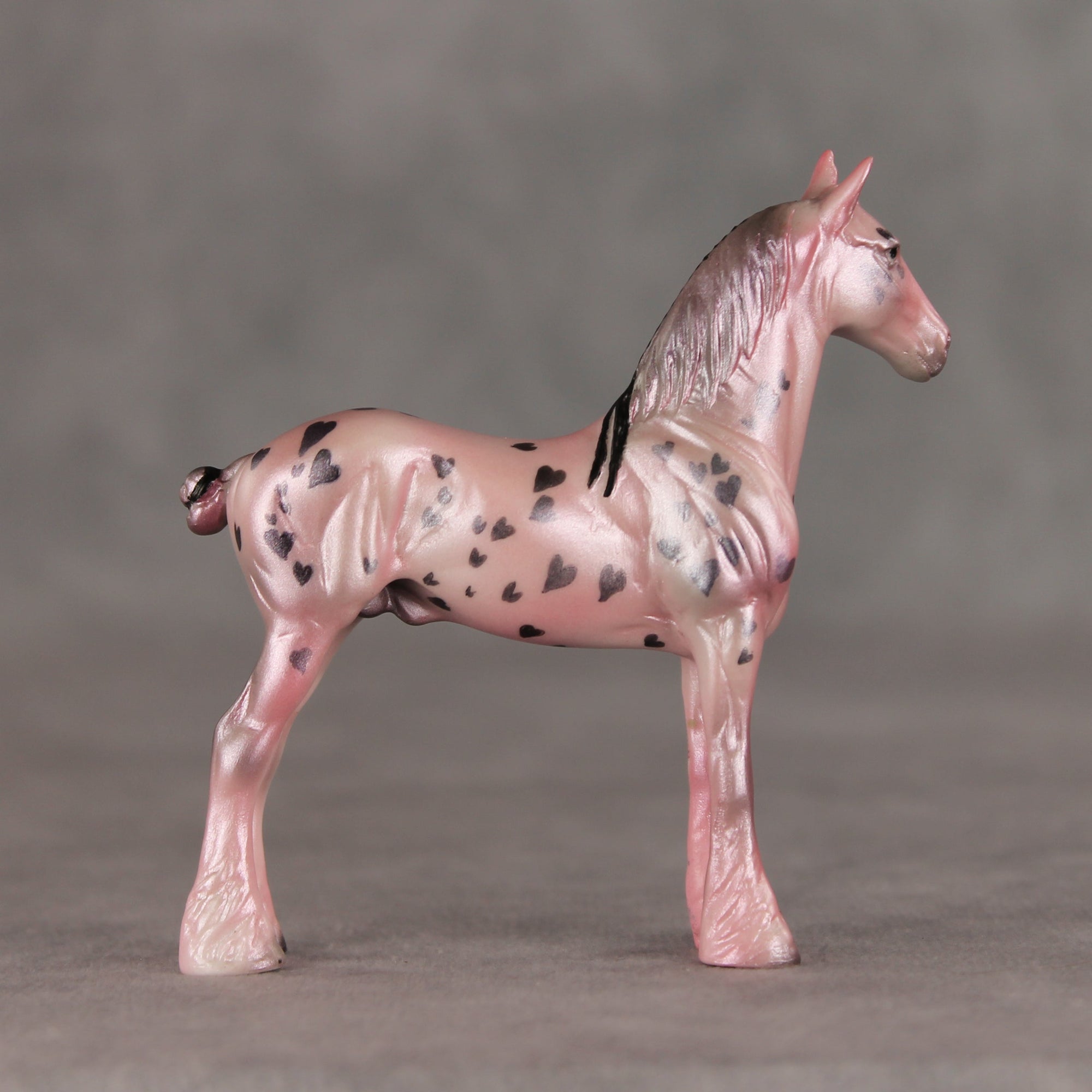 Rosy Tint OOAK Chip Standing Drafter by Julie Keim VV26