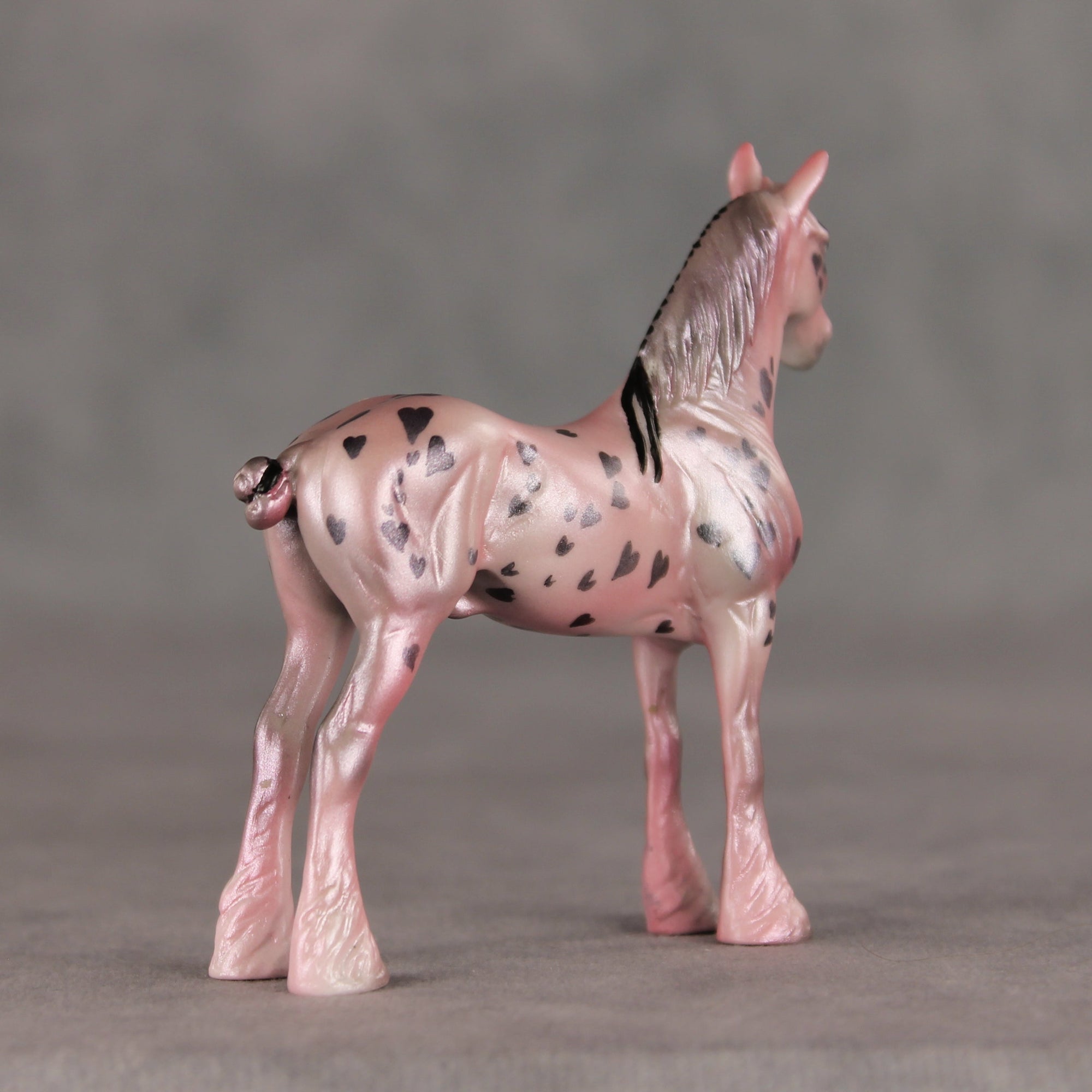 Rosy Tint OOAK Chip Standing Drafter by Julie Keim VV26