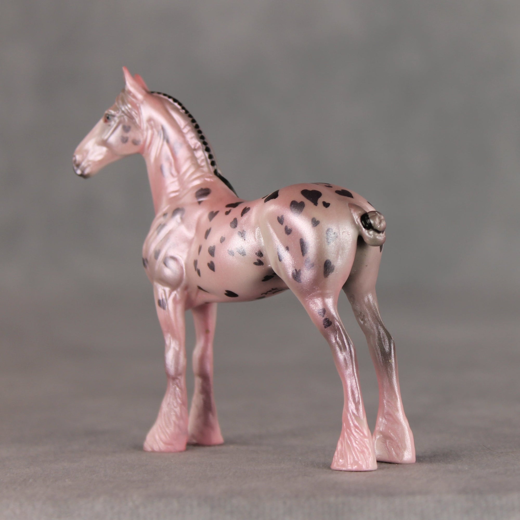 Rosy Tint OOAK Chip Standing Drafter by Julie Keim VV26