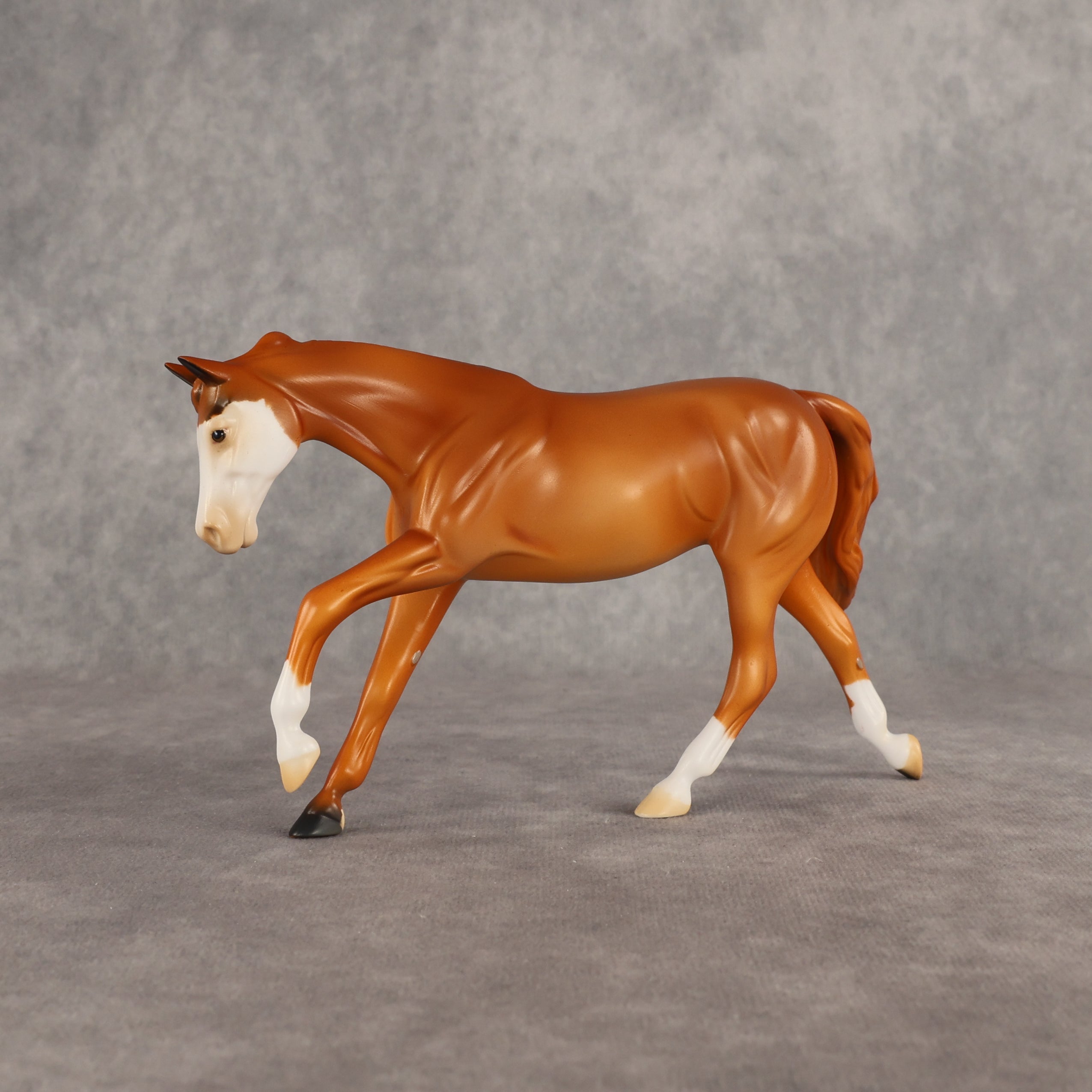 Royal Rumble OOAK FCM Pebble Stock Horse by Alex Fortman EQ26