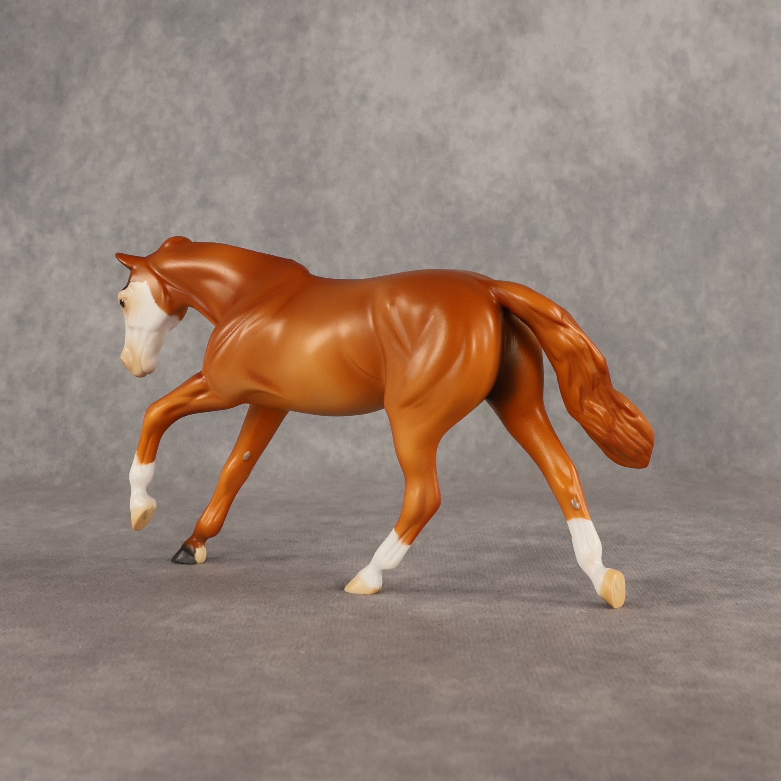 Royal Rumble OOAK FCM Pebble Stock Horse by Alex Fortman EQ26