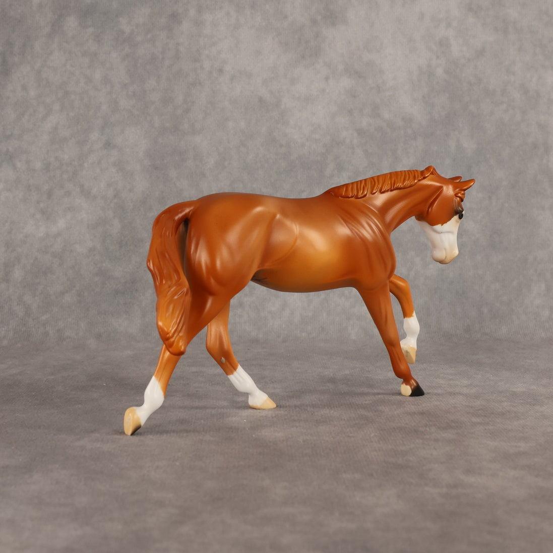 Royal Rumble OOAK FCM Pebble Stock Horse by Alex Fortman EQ26