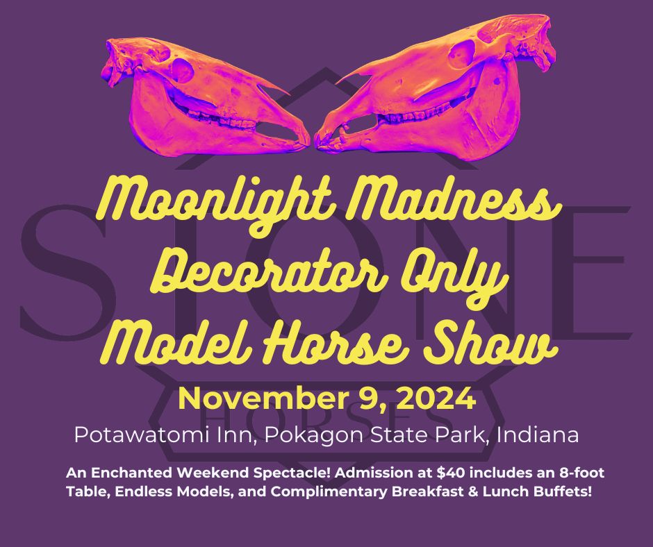 Moonlight Madness Decorator Only Model Horse Show