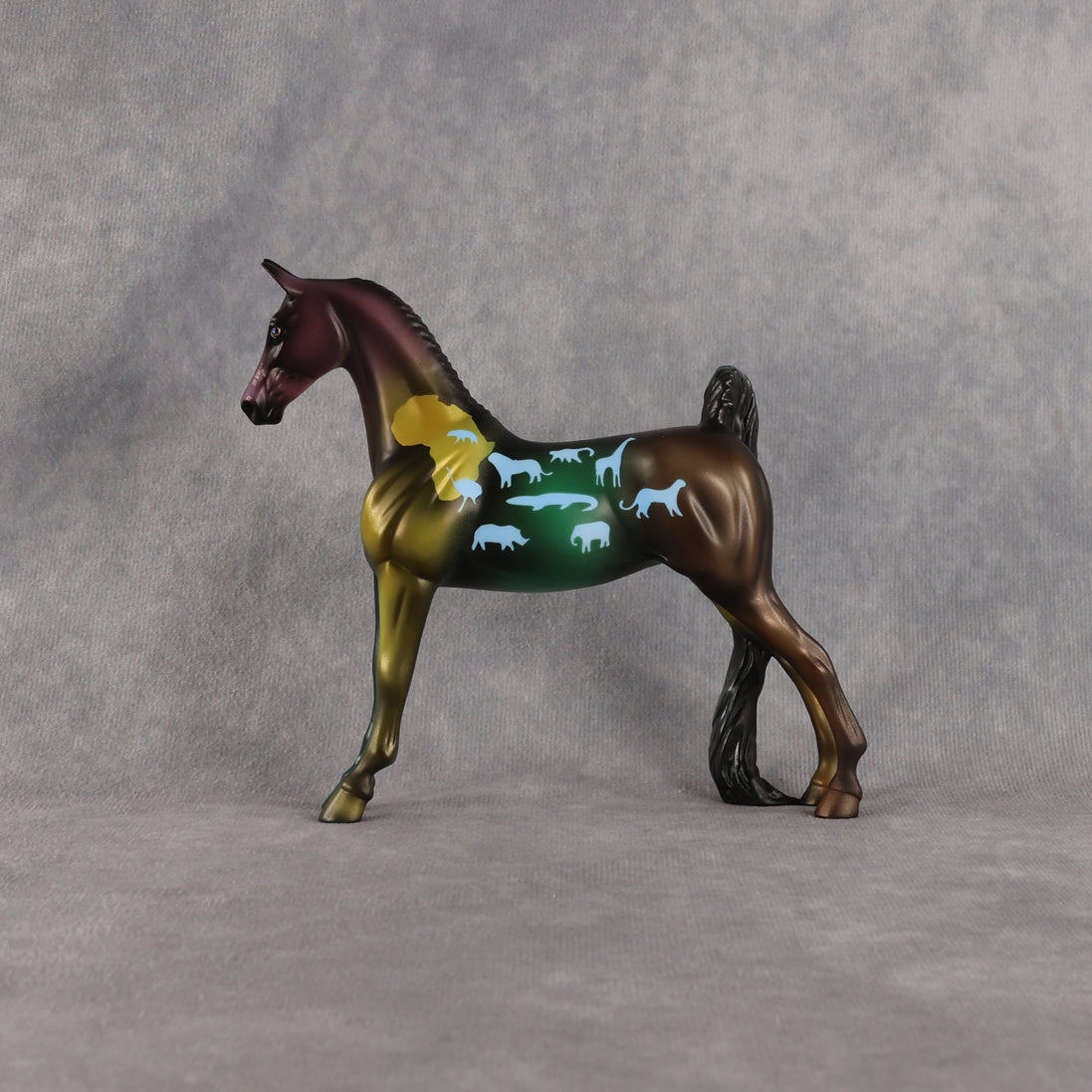 OOAK Pebble Saddlebred Blind Bag by Enrique Duarte WC26