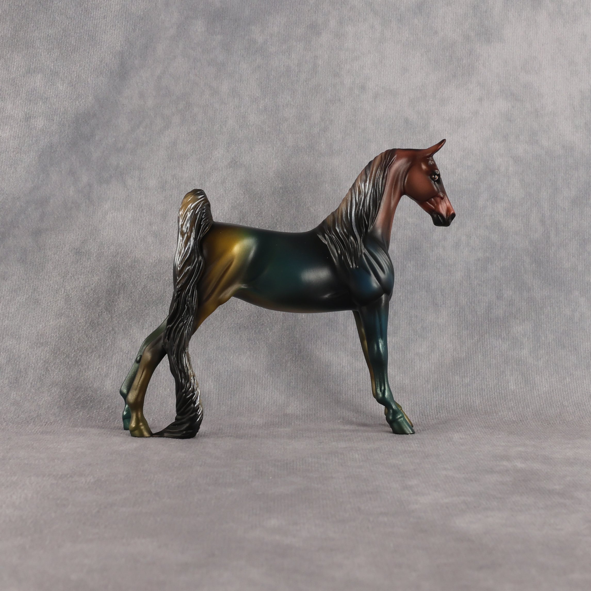 OOAK Pebble Saddlebred Blind Bag by Enrique Duarte WC26