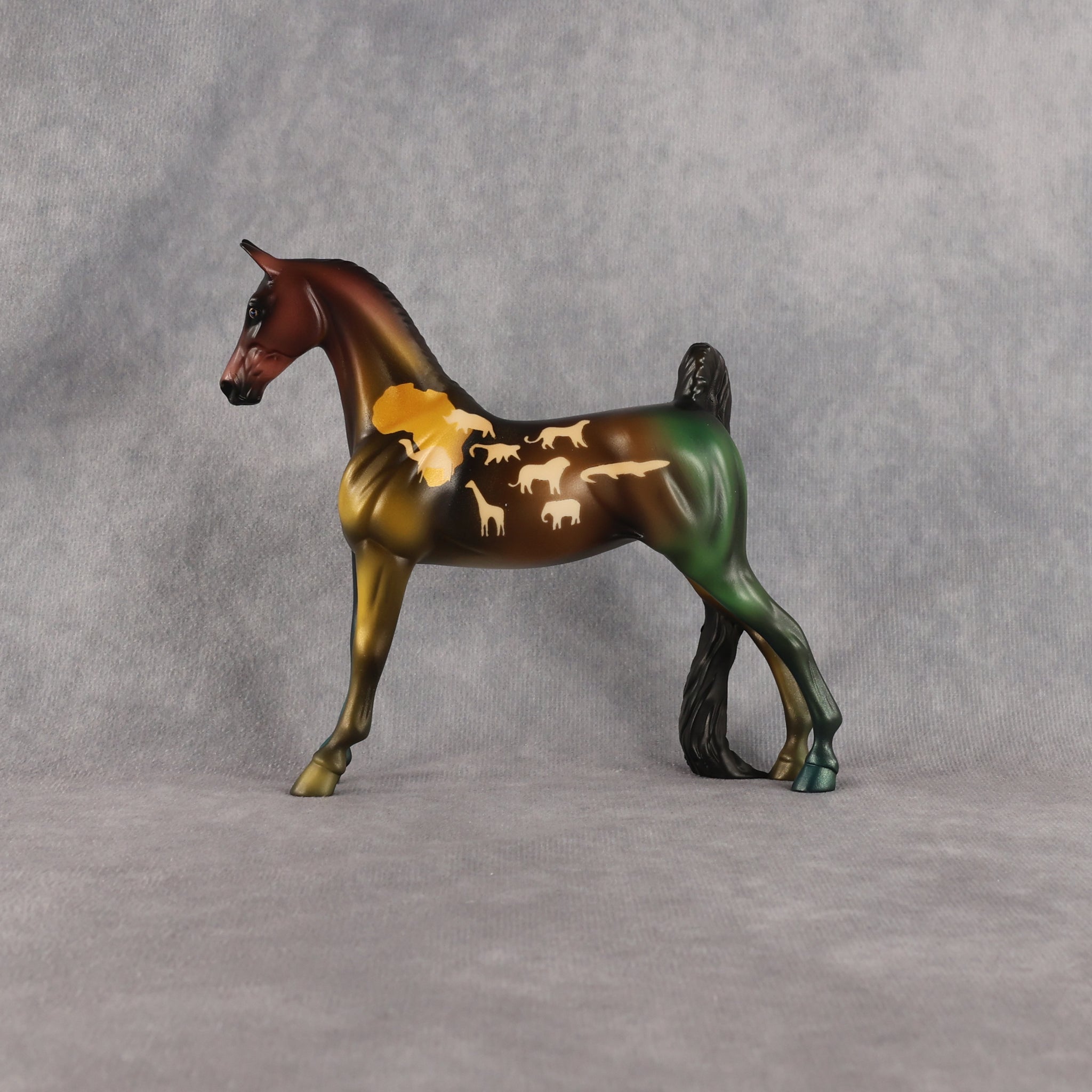 OOAK Pebble Saddlebred Blind Bag by Enrique Duarte WC26