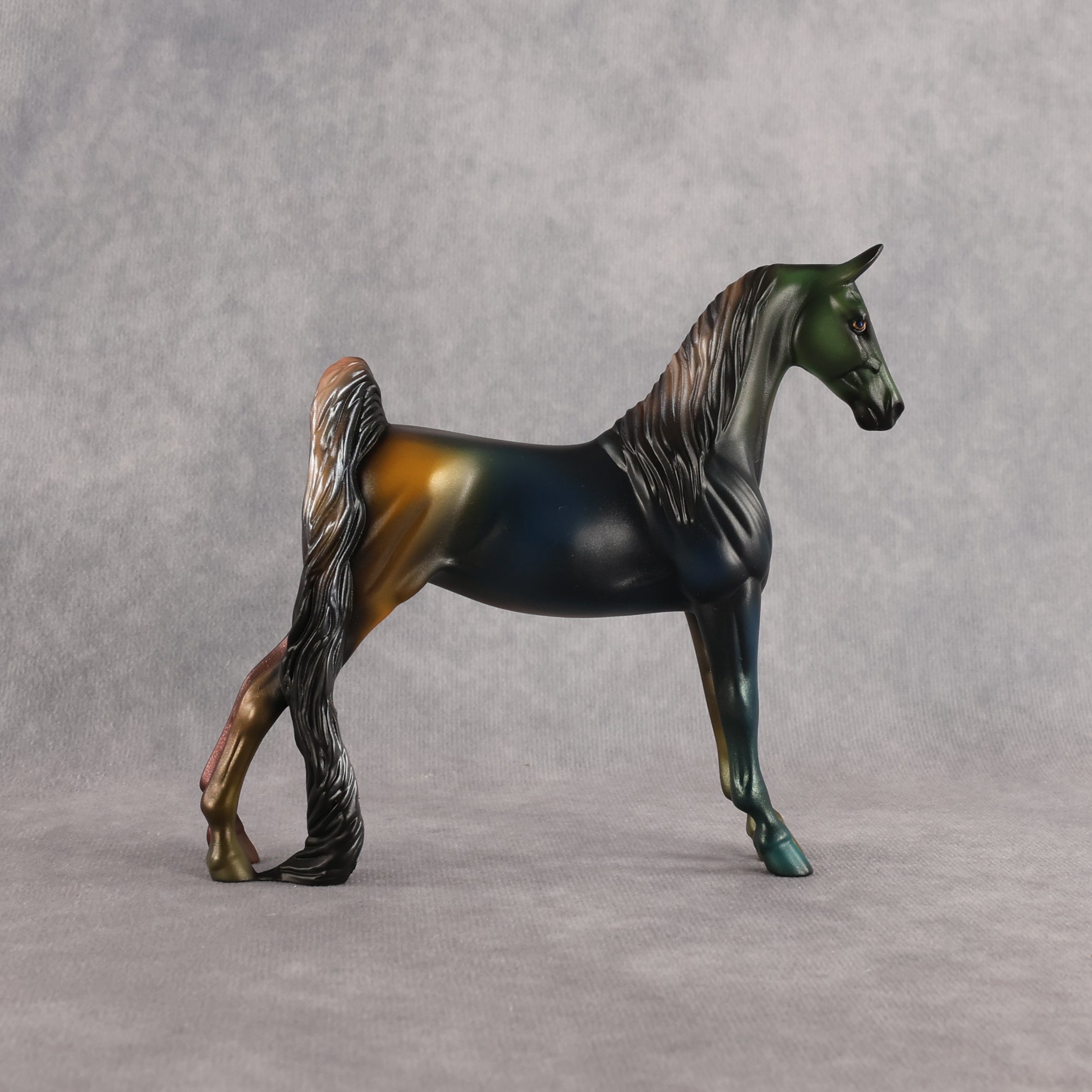 OOAK Pebble Saddlebred Blind Bag by Enrique Duarte WC26
