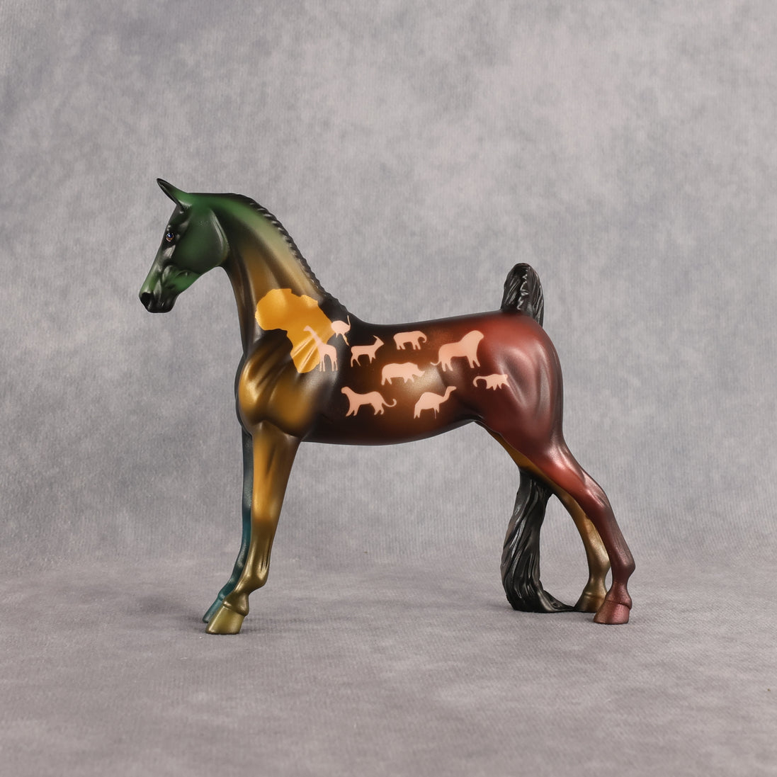 OOAK Pebble Saddlebred Blind Bag by Enrique Duarte WC26