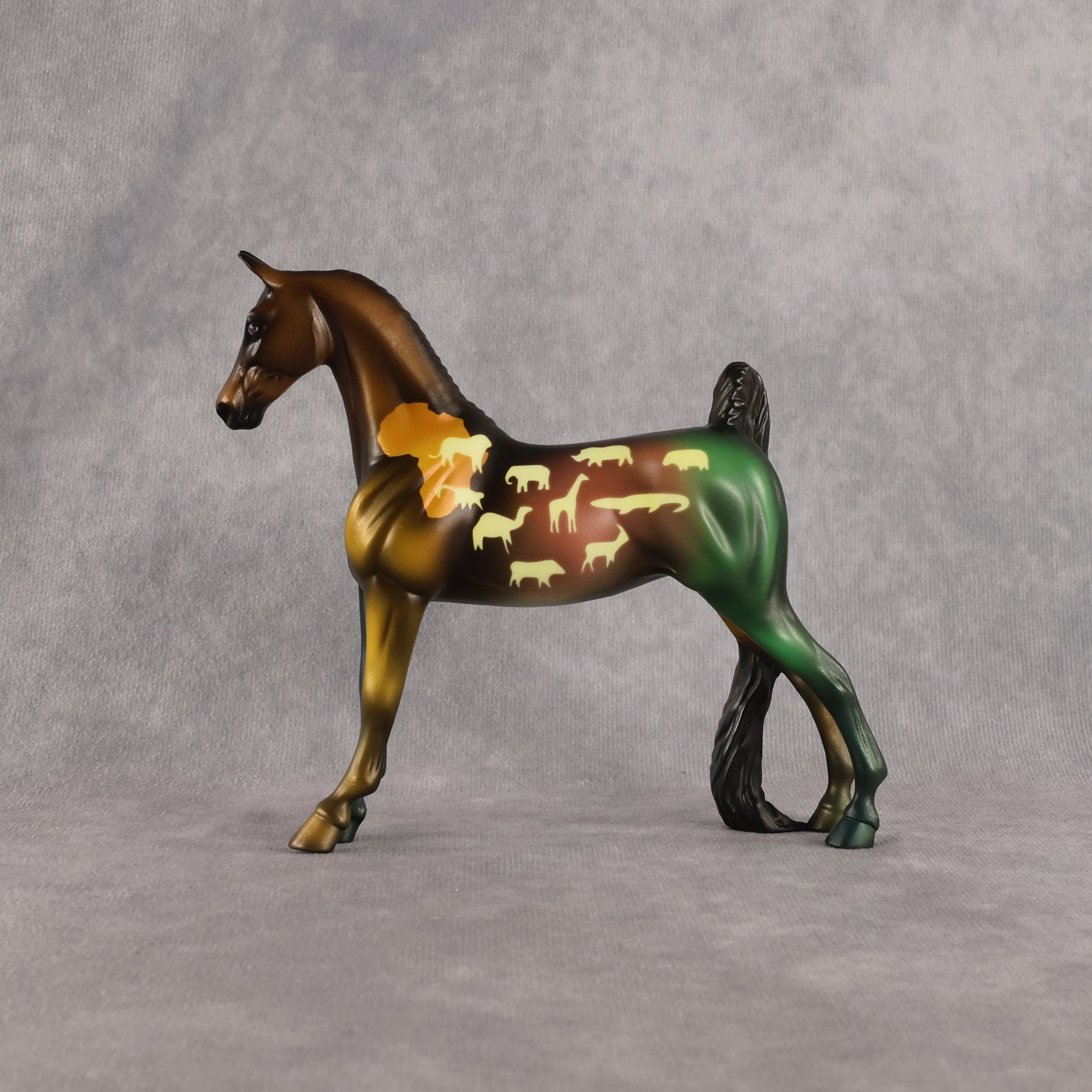 OOAK Pebble Saddlebred Blind Bag by Enrique Duarte WC26
