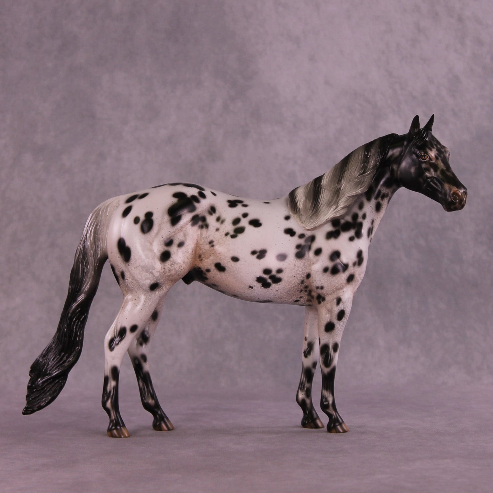Salt and Pepper OOAK Ideal Stock Horse by Jess Hamill MM25 Group C