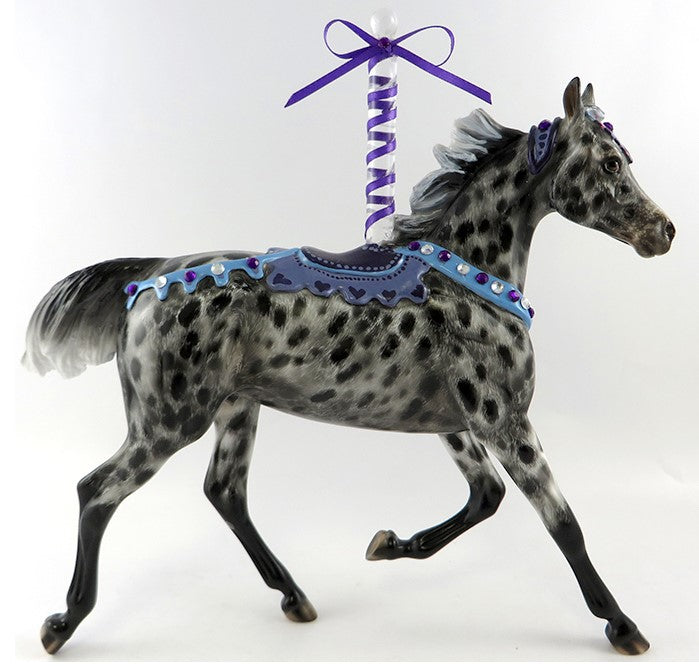Jasmine aka Fantasia-OOAK APPALOOSA CAROUSEL YEARLING MODEL HORSE BY JULIE KEIM 10/12/16