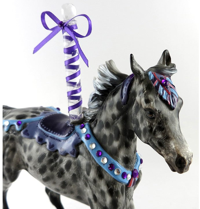 Jasmine aka Fantasia-OOAK APPALOOSA CAROUSEL YEARLING MODEL HORSE BY JULIE KEIM 10/12/16
