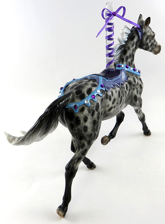 Jasmine aka Fantasia-OOAK APPALOOSA CAROUSEL YEARLING MODEL HORSE BY JULIE KEIM 10/12/16